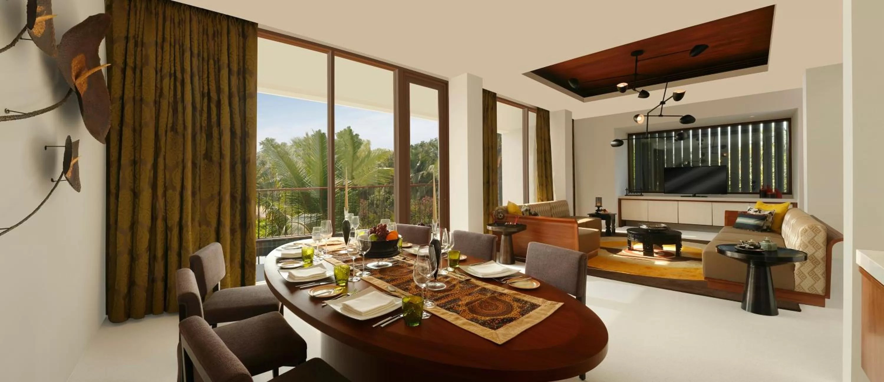 King Bed Vilasa Suite Sunrise View With Private Pool in InterContinental Chennai Mahabalipuram Resort by IHG