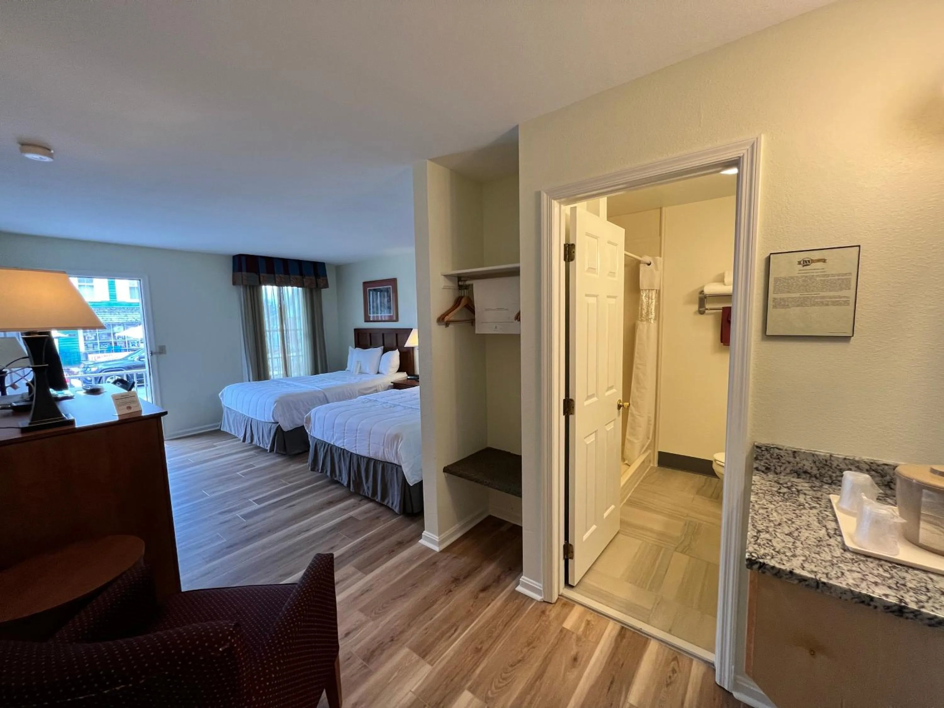 Standard Room with Two Double Beds and Veranda- No pets allowed in Inn at Cemetery Hill