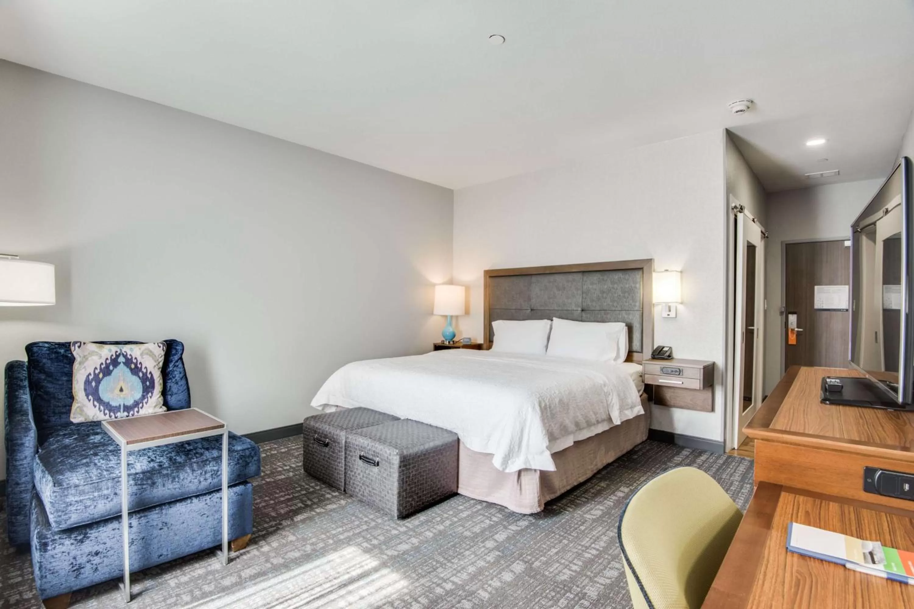 King Room with Roll-In Shower - Mobility and Hearing Access/Non-Smoking in Hampton Inn & Suites Dallas/Ft. Worth Airport South