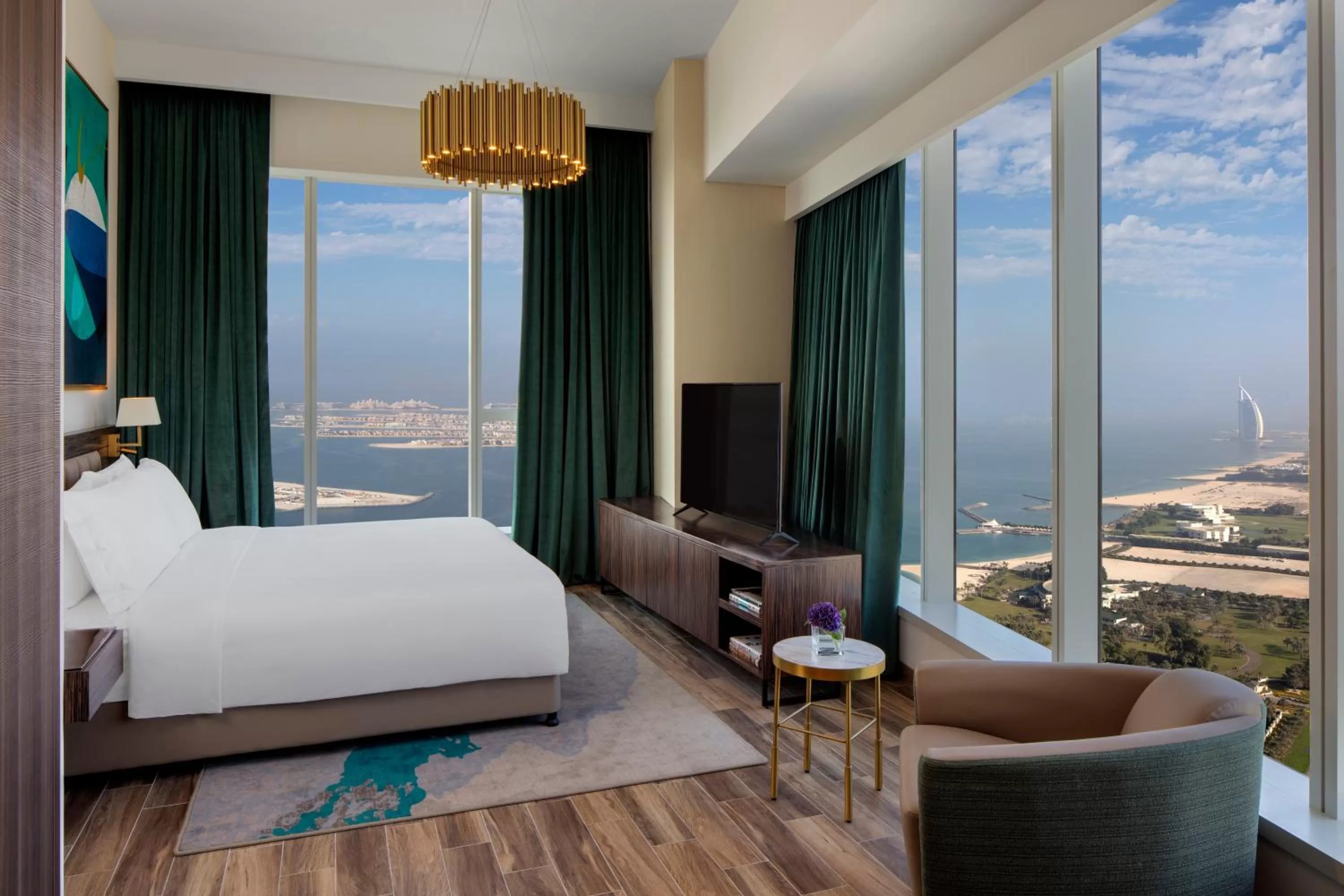 Staycation Package - Superior Three Bedroom Sea View Apartment, Dinner Included in Avani Plus Palm View Dubai Hotel & Suites