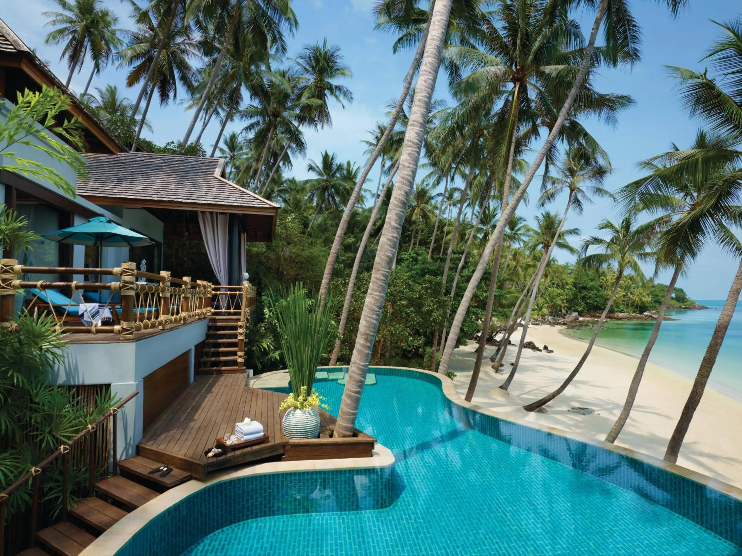 Beach Villa with Pool and King Bed in Four Seasons Resort Koh Samui
