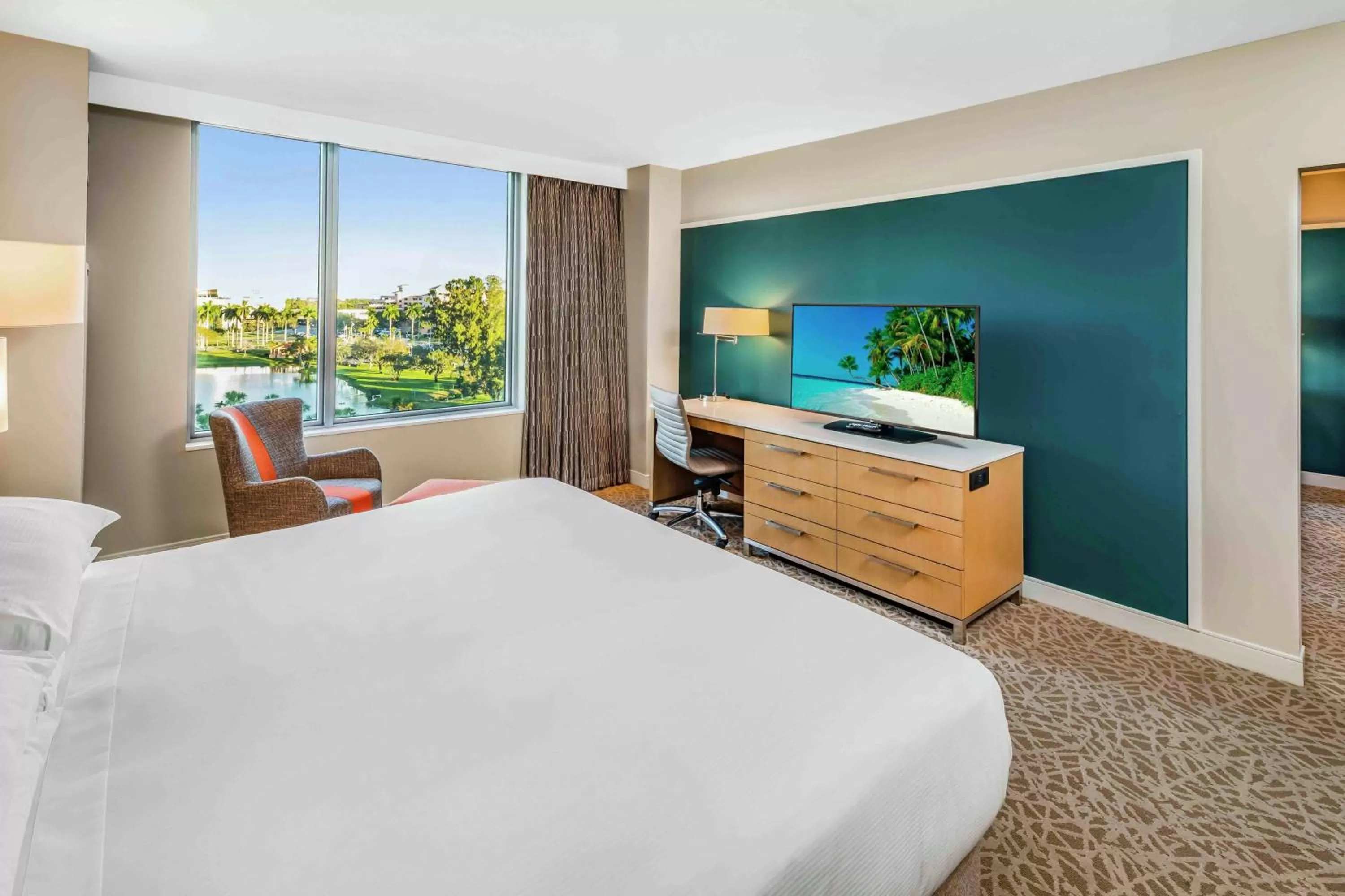 Two-Bedroom King Suite with View in Hilton Miami Dadeland