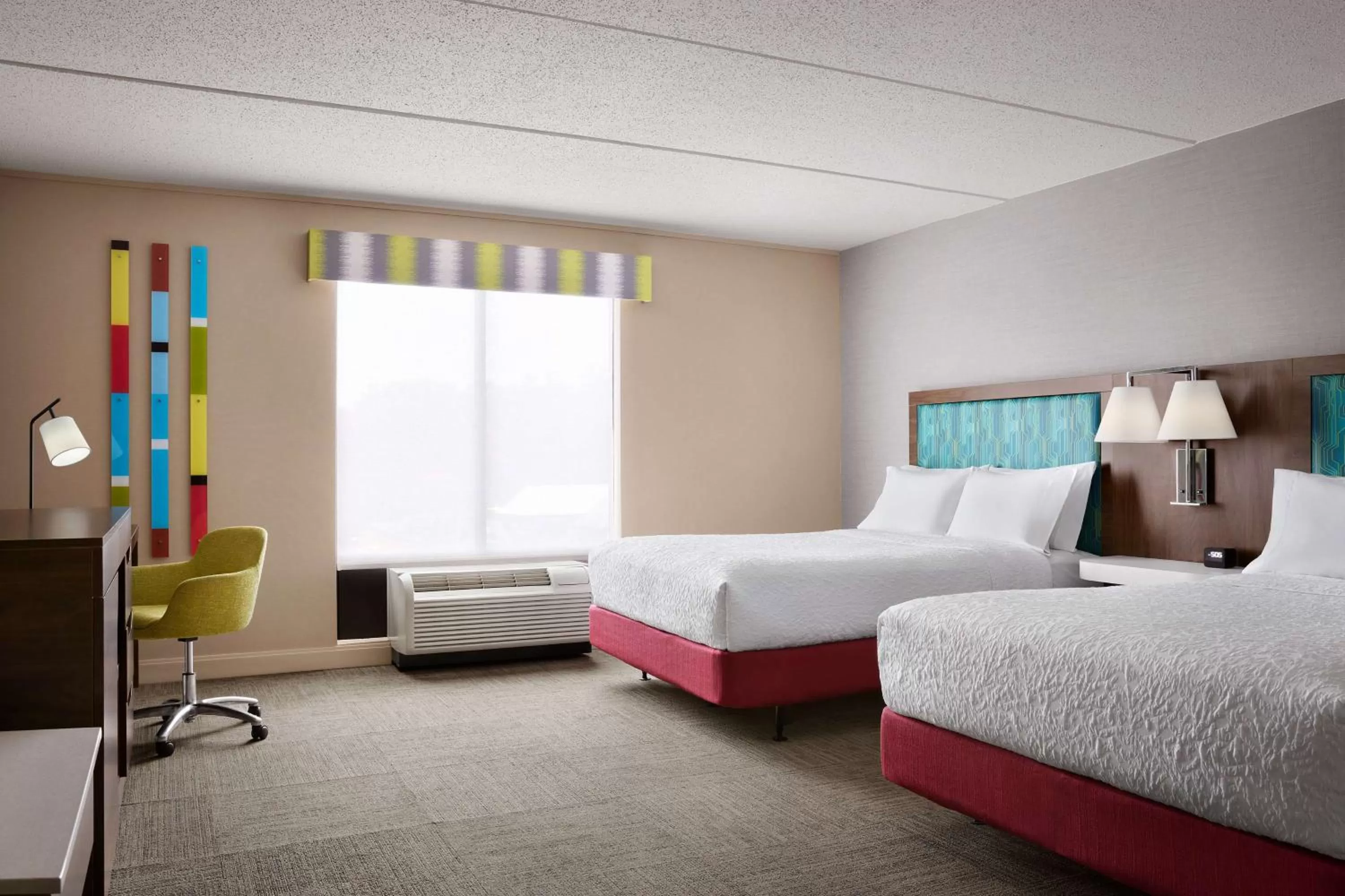 Queen Room with Two Queen Beds - Mobility Access/Non-Smoking in Hampton Inn & Suites West Haven