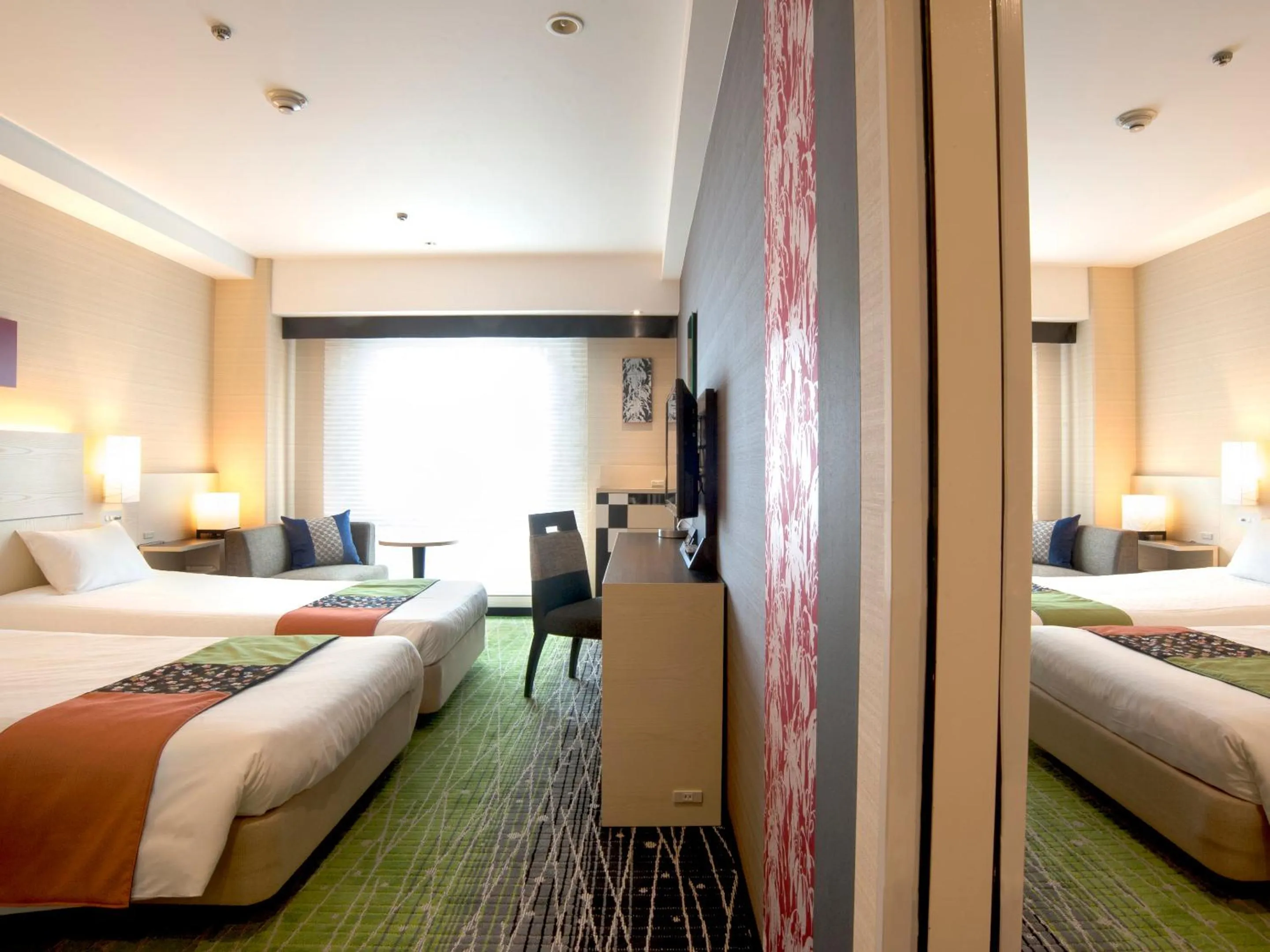 Two Connecting Twin Rooms (4 Adults) - Non-Smoking in Hotel New Hankyu Kyoto