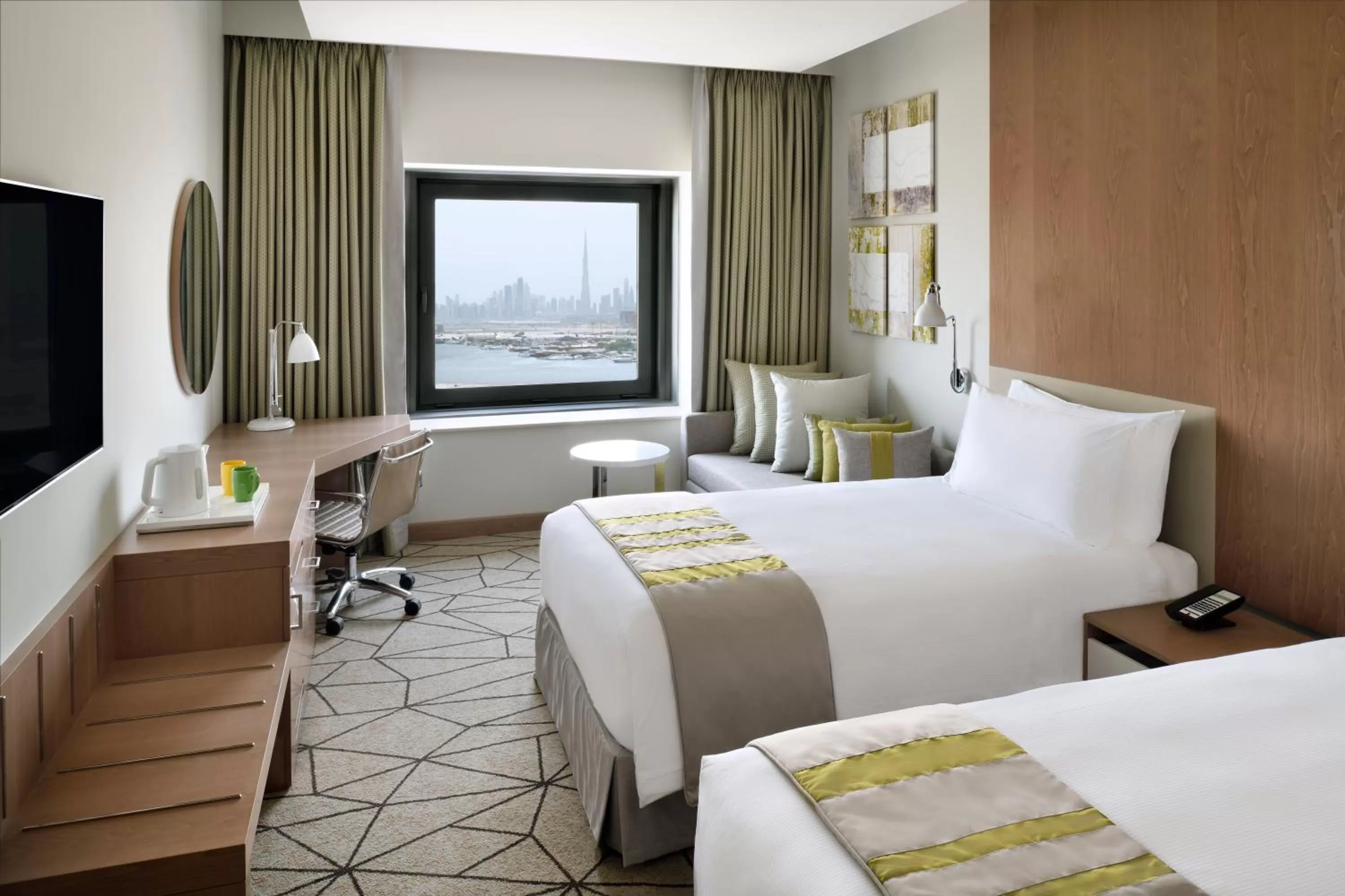 Standard Twin Room with Terrace in Holiday Inn & Suites - Dubai Festival City by IHG