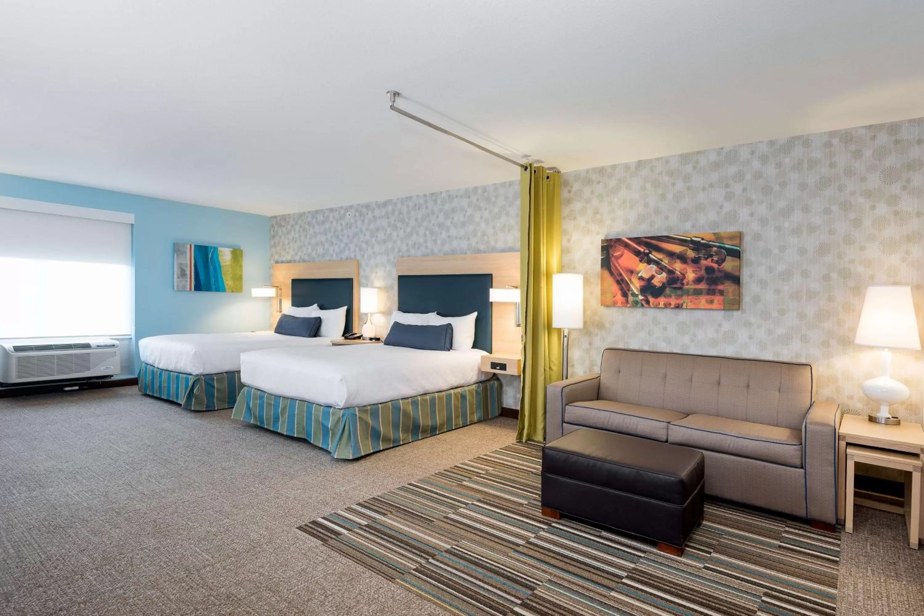 Studio Suite with Two Queen Beds - Hearing Access/Non-Smoking in Home2 Suites By Hilton Ft. Lauderdale Airport-Cruise Port