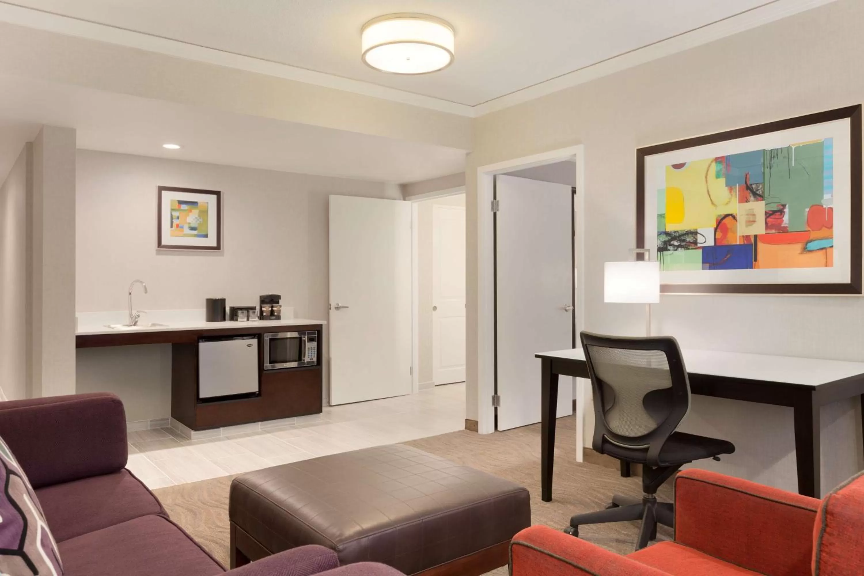 Suite with Two Queen Beds - Mobility and Hearing Access/Non-Smoking in Embassy Suites by Hilton Irvine Orange County Airport