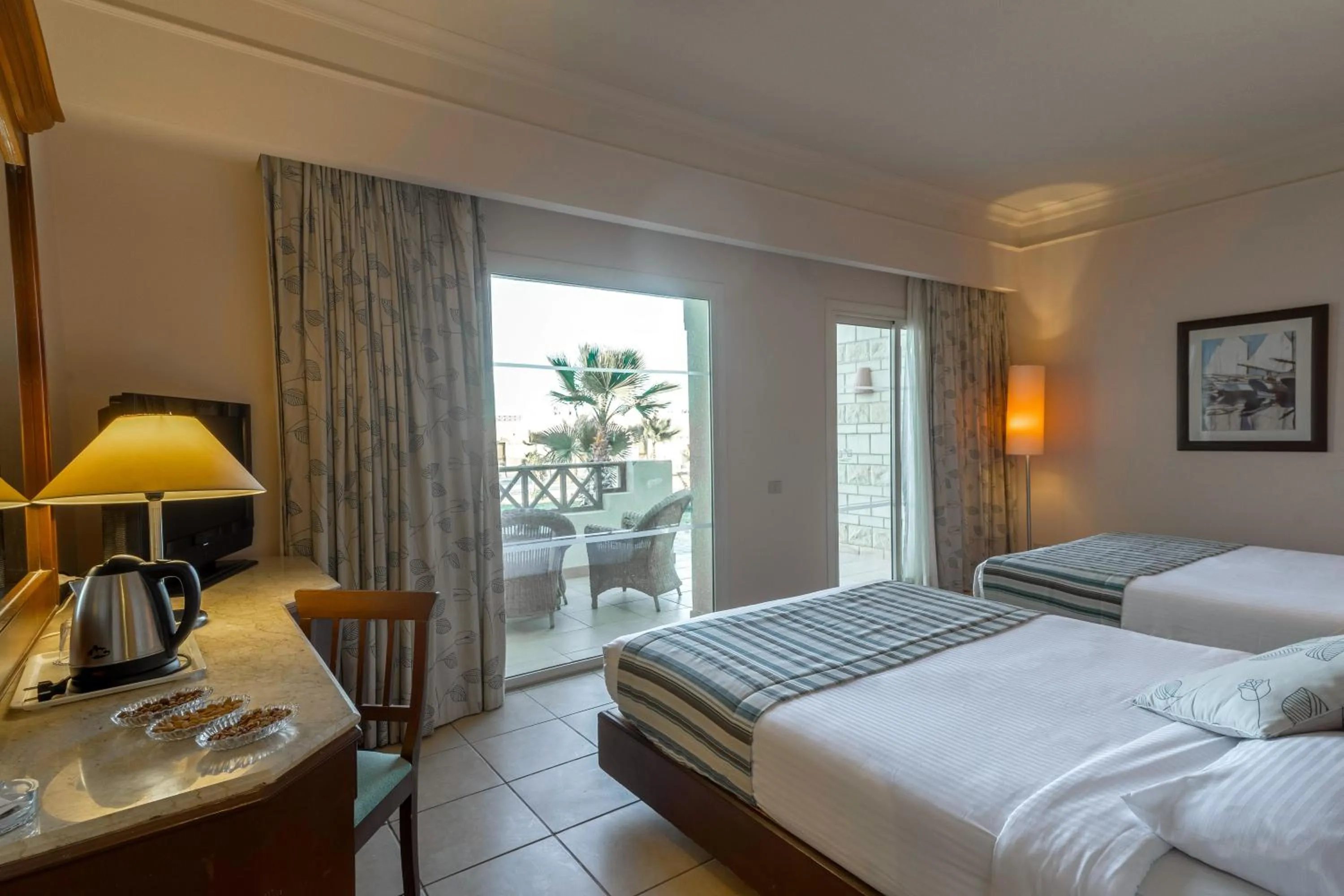 Chalet Superior Twin Room Garden View - single occupancy in Hurghada Coral Beach Hotel