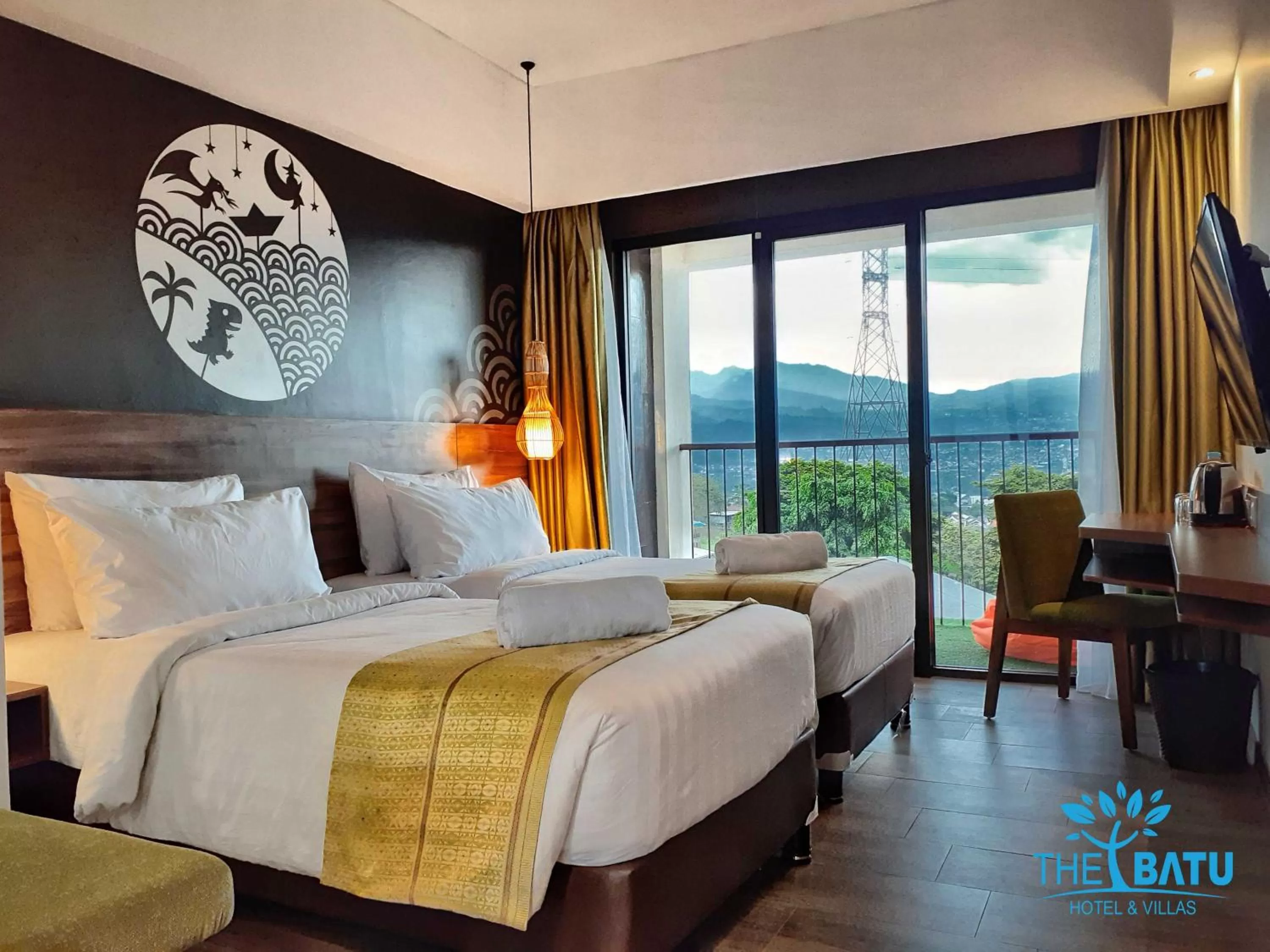 Superior Twin Room with Balcony and City View in The Batu Hotel & Villas