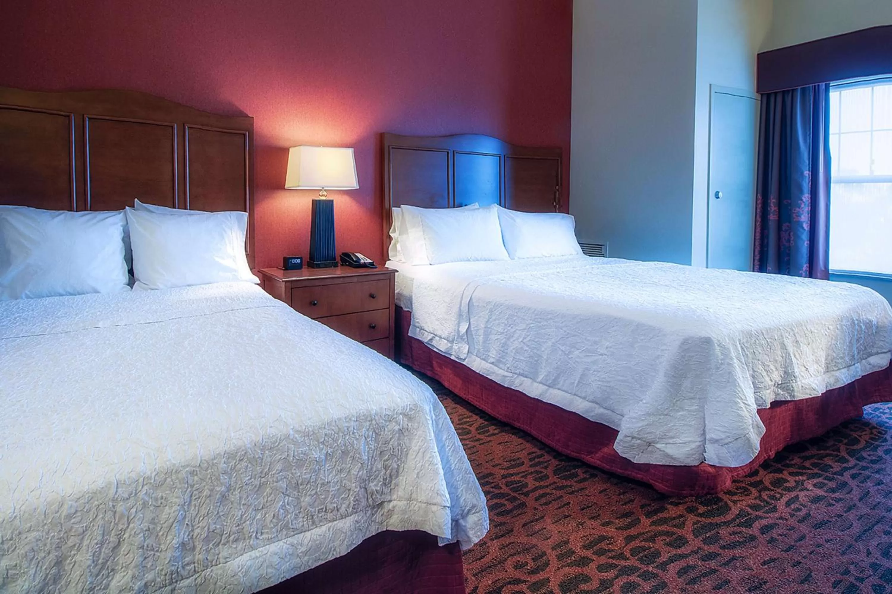 Queen Room with Two Queen Beds - Hearing Access/Non-Smoking in Hampton Inn Oxford/Miami University Area