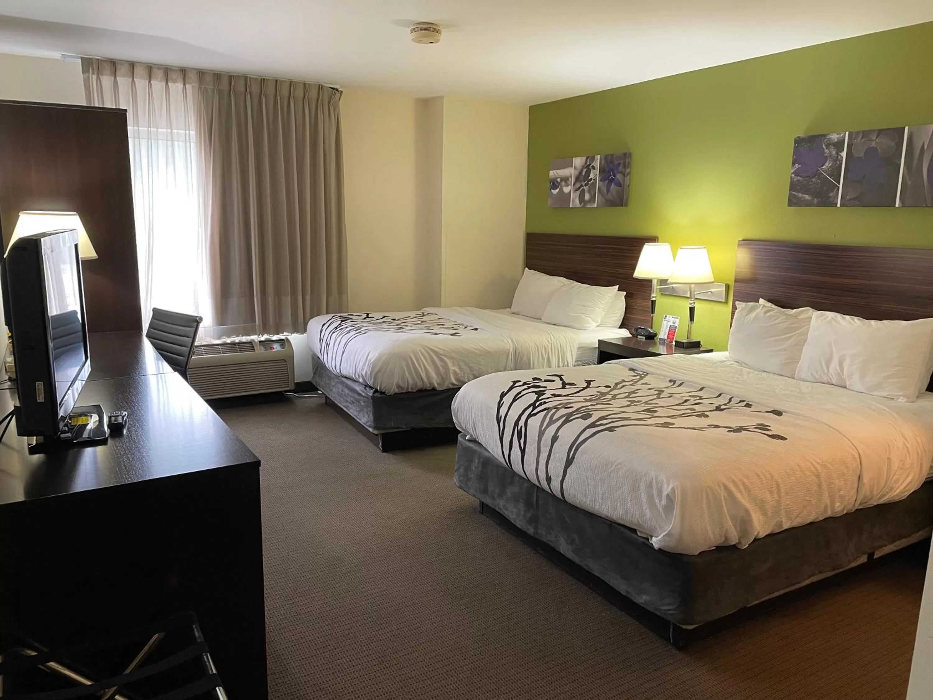Queen Room with Two Queen Beds - Non-Smoking in Sleep Inn Raleigh Durham Airport