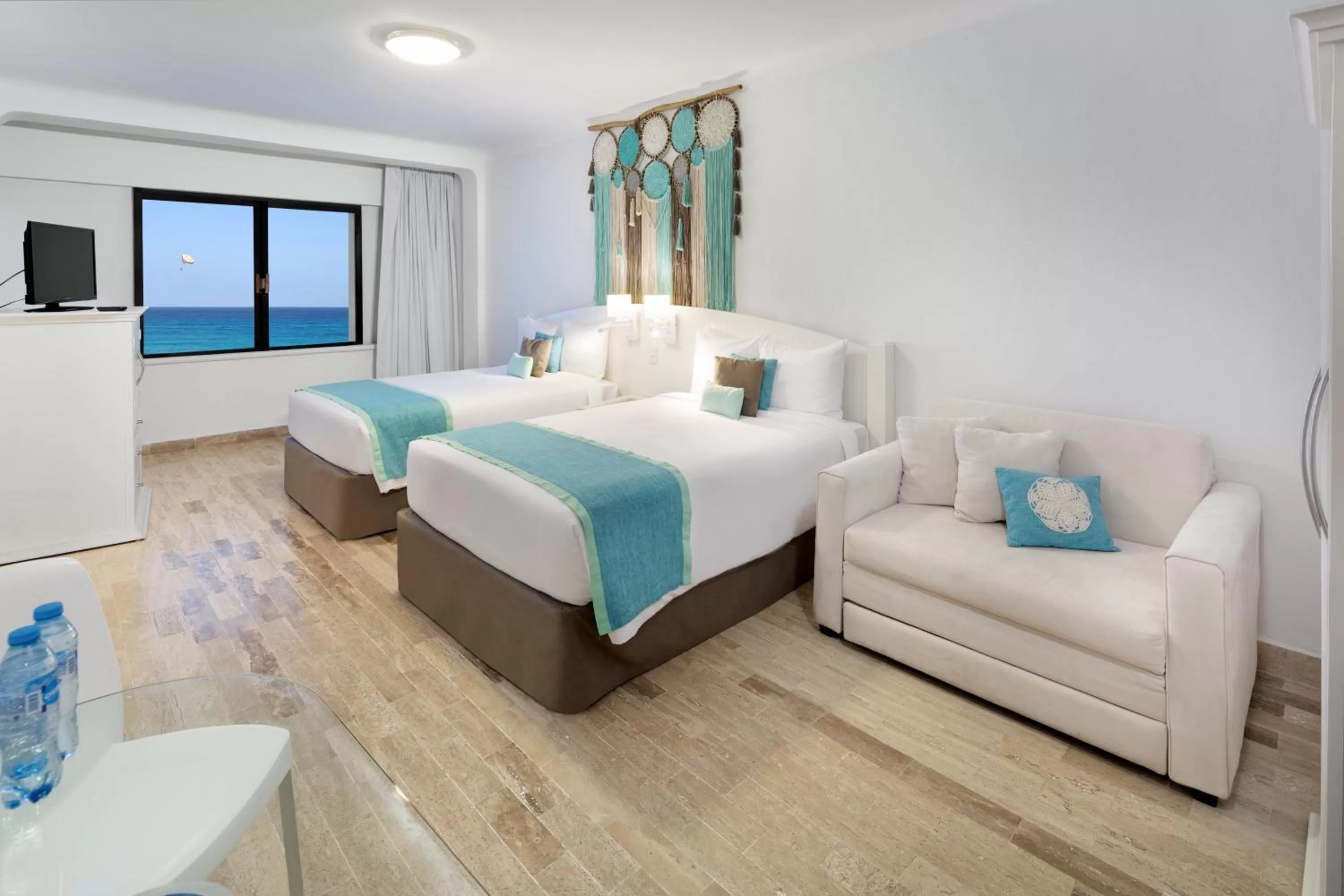 Quadruple Room with Sea View in Cyan Cancun Resort & Spa