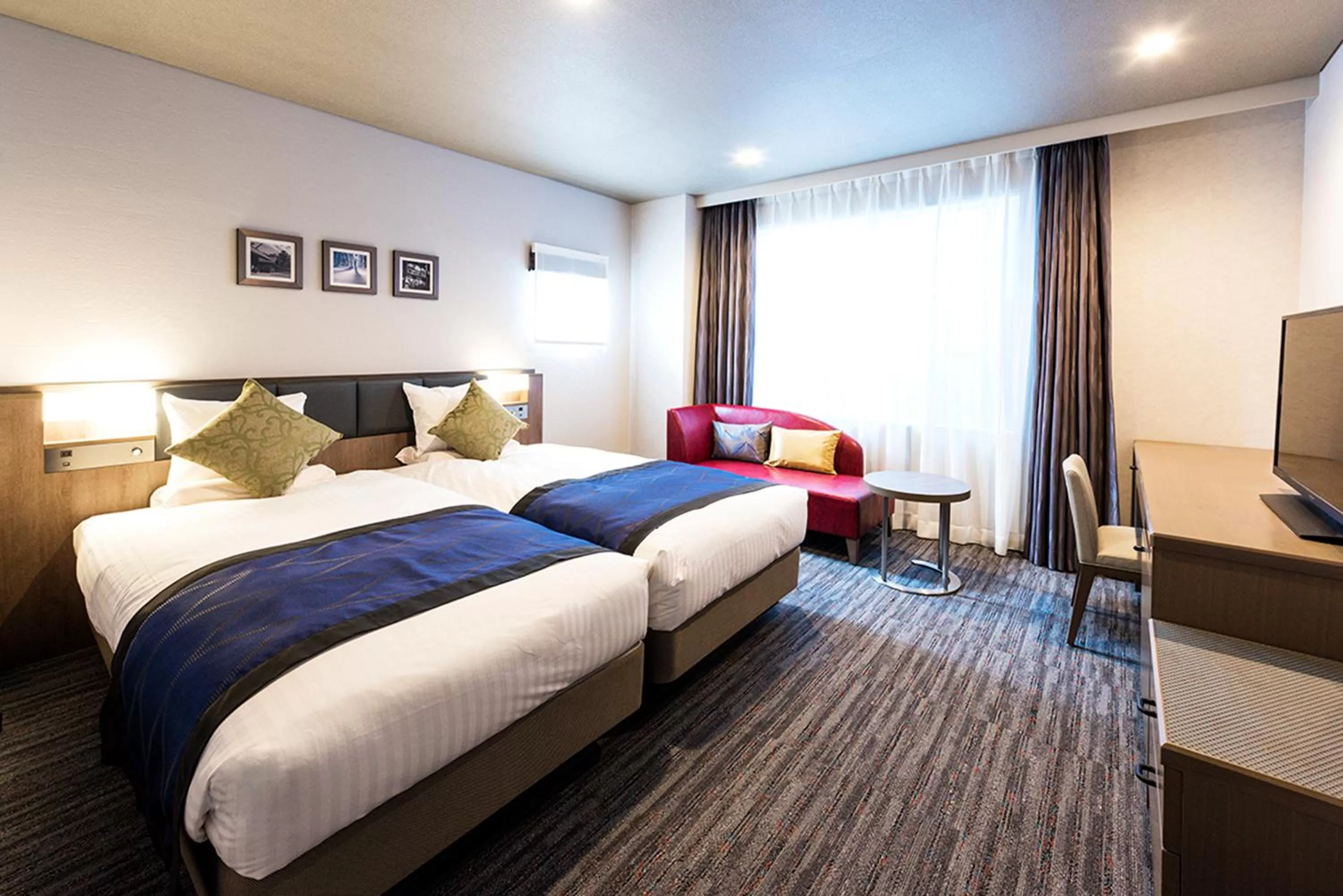 Hollywood Twin Room - Non-Smoking in HOTEL MYSTAYS Sapporo Nakajima Park