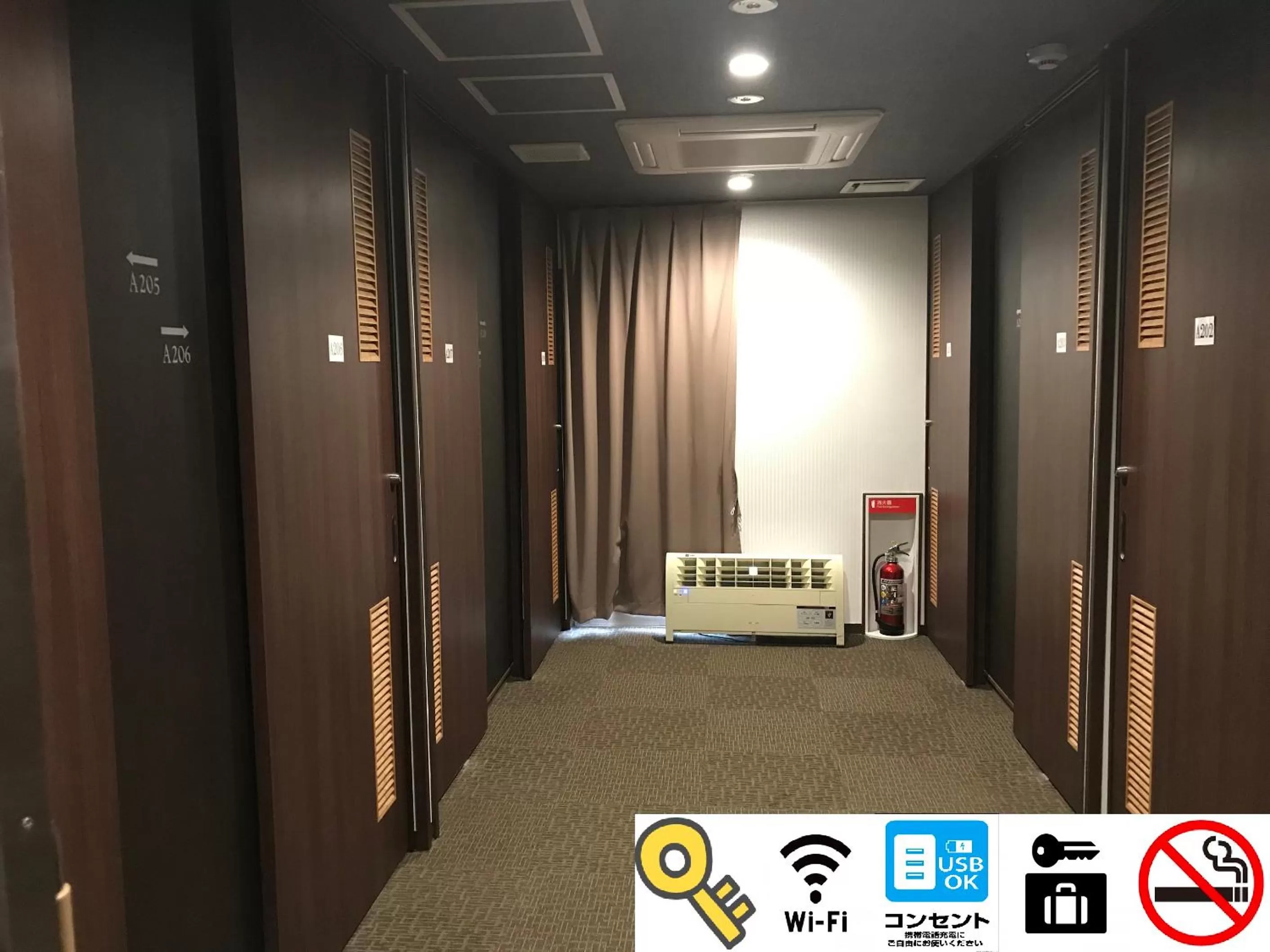 Capsule Room for Male - Upper Level  in Hotel Famitic Nikko Station