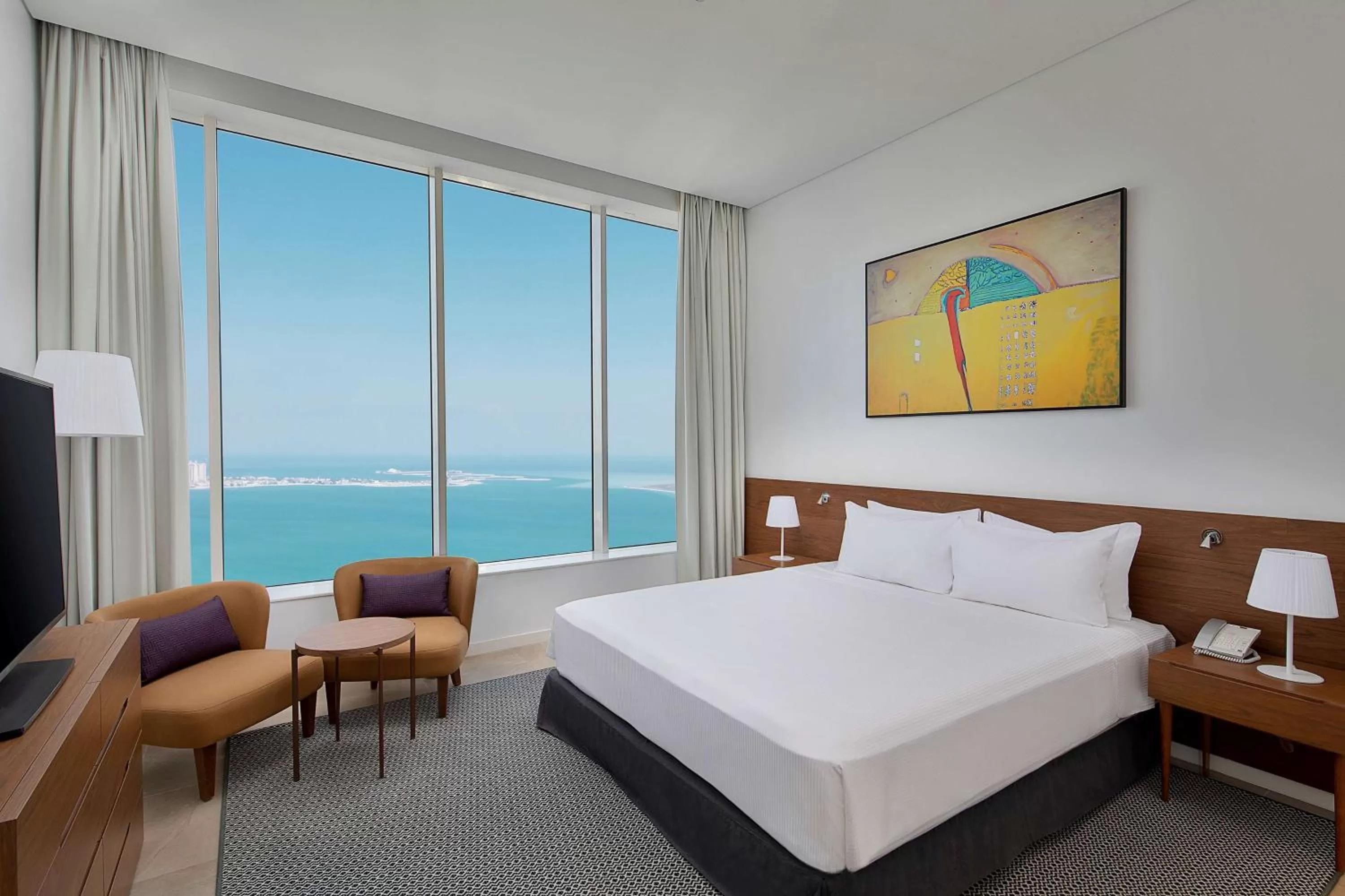 Three Bedroom Horizon Suite with Sea View in Aleph Doha Residences, Curio Collection By Hilton