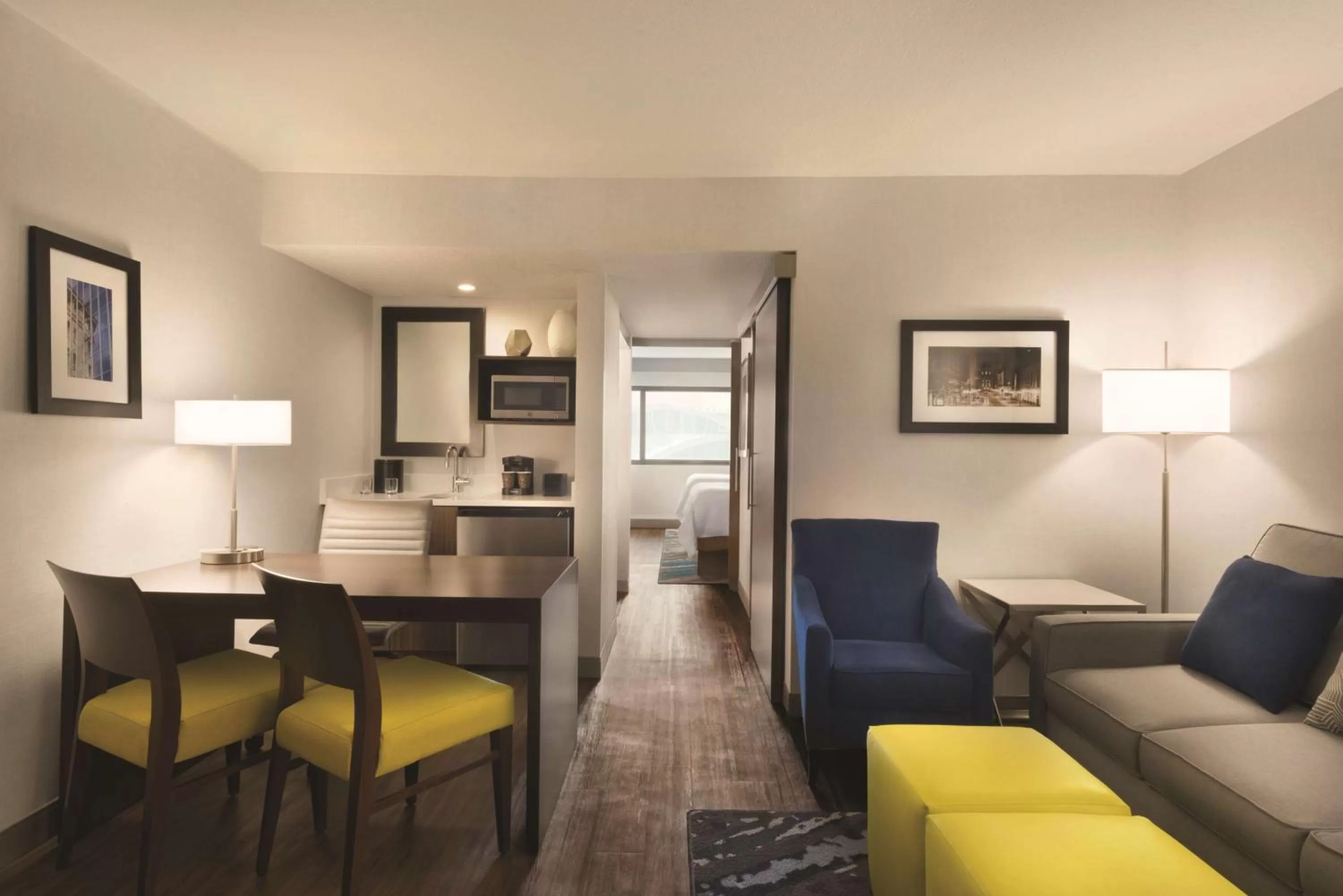 Premium Suite with Two Double Beds in Embassy Suites by Hilton Indianapolis Downtown