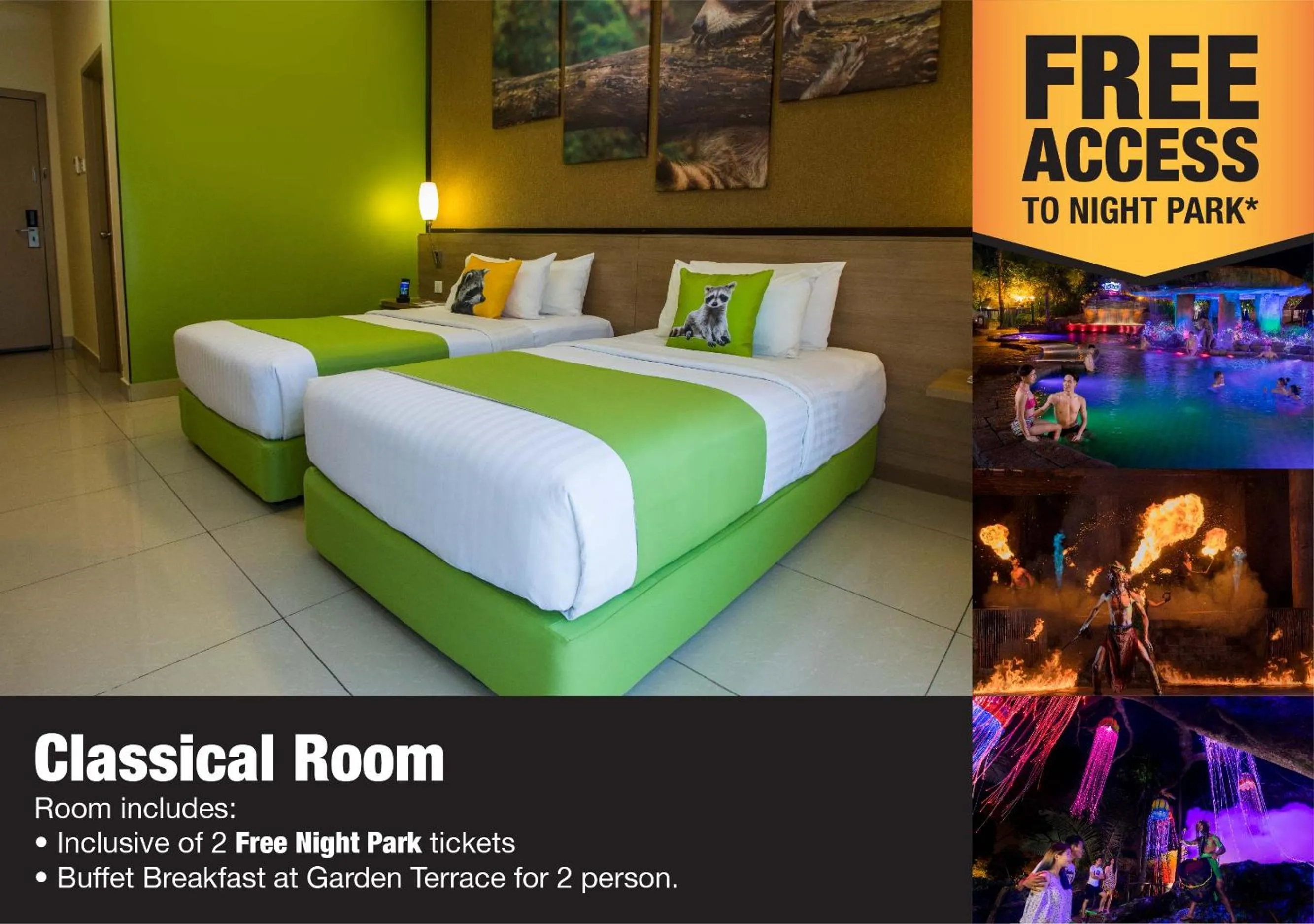 Classical Twin Room in Sunway Lost World Hotel