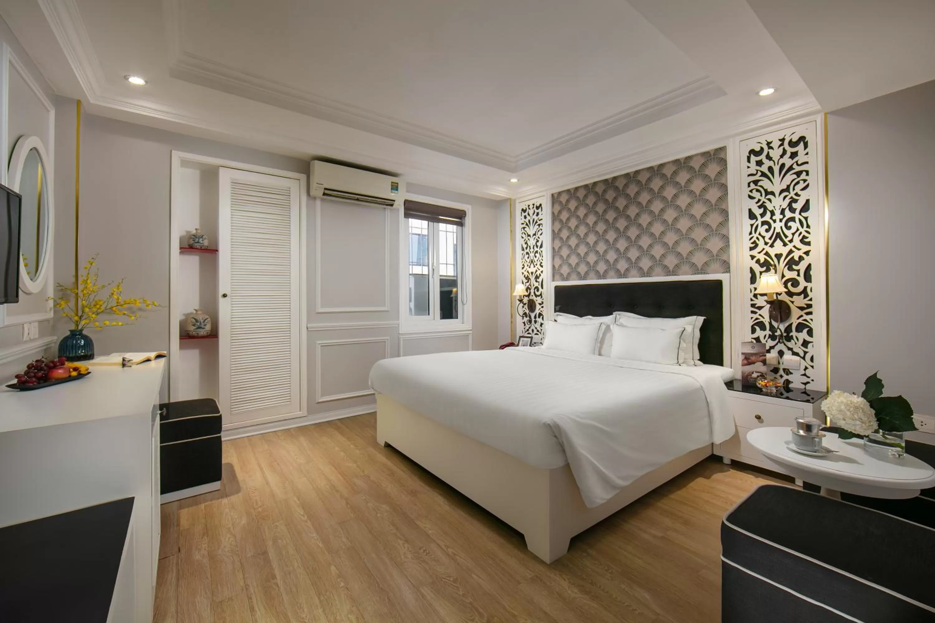 Premium Double Room with City View in Lavender Central Hotel & Spa Hanoi