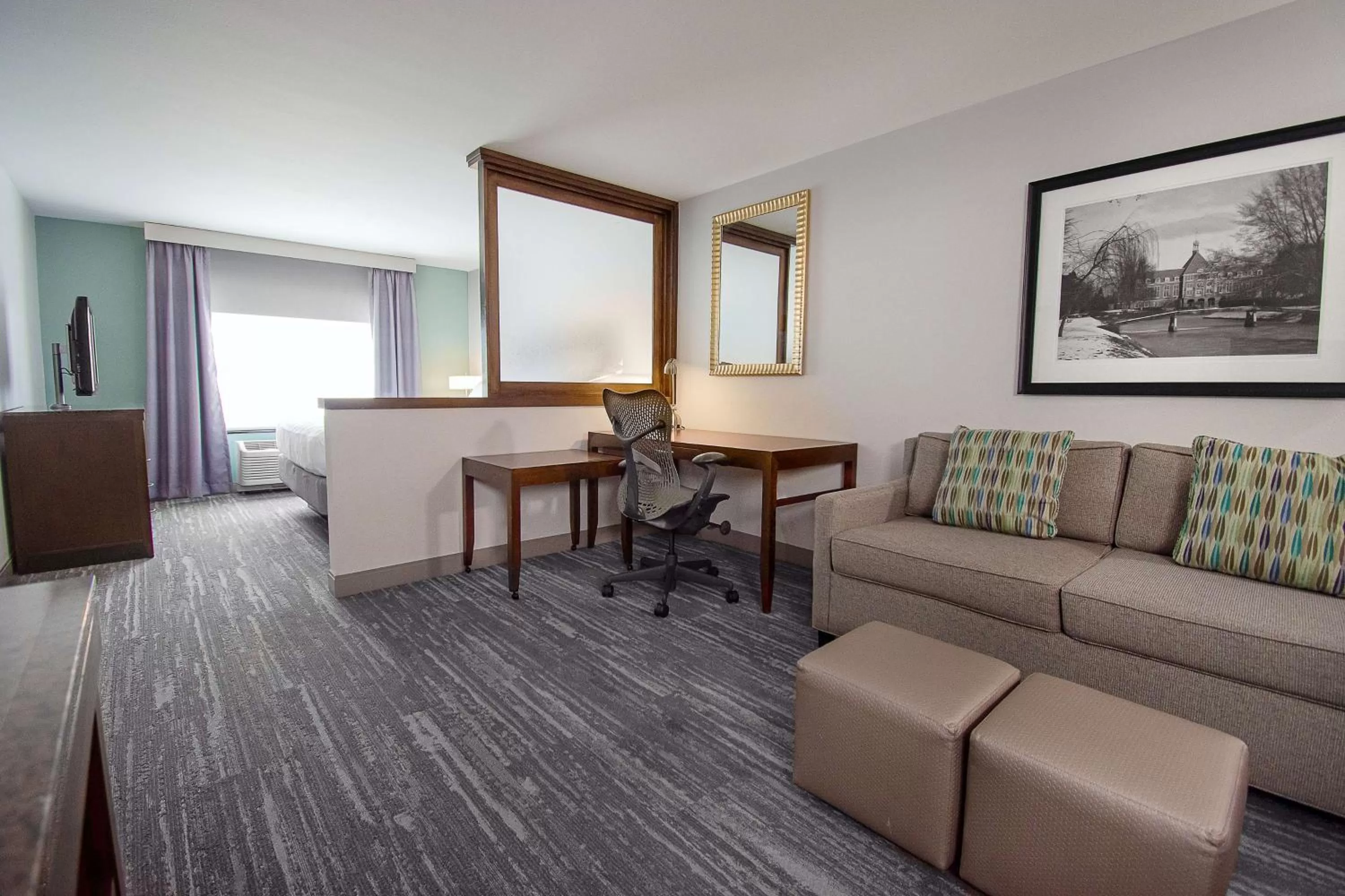 Junior King Suite with Sofa Bed in Hilton Garden Inn South Bend