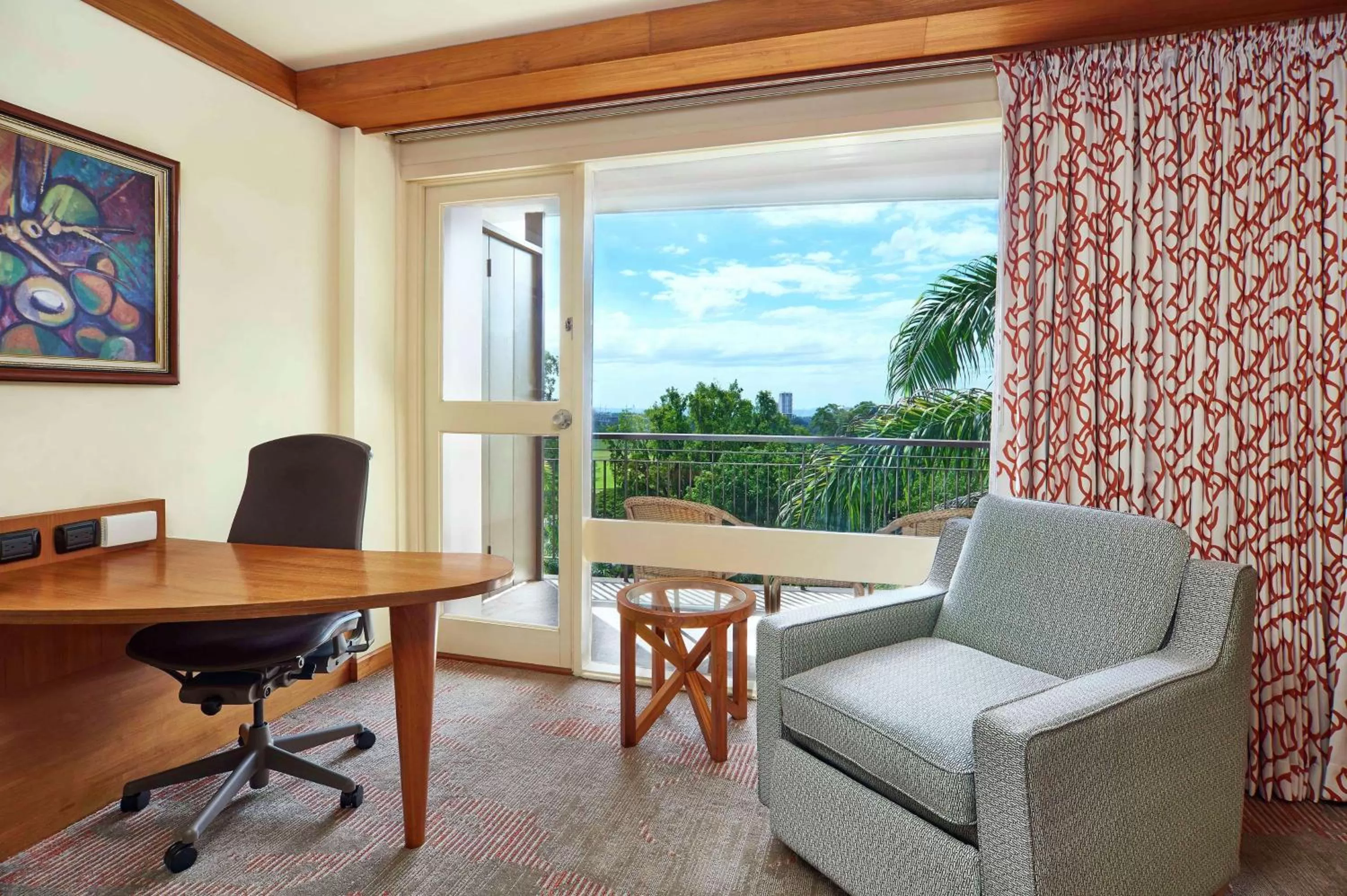 King Room with Roll-In Shower - Disability Access in Hilton Trinidad & Conference Centre