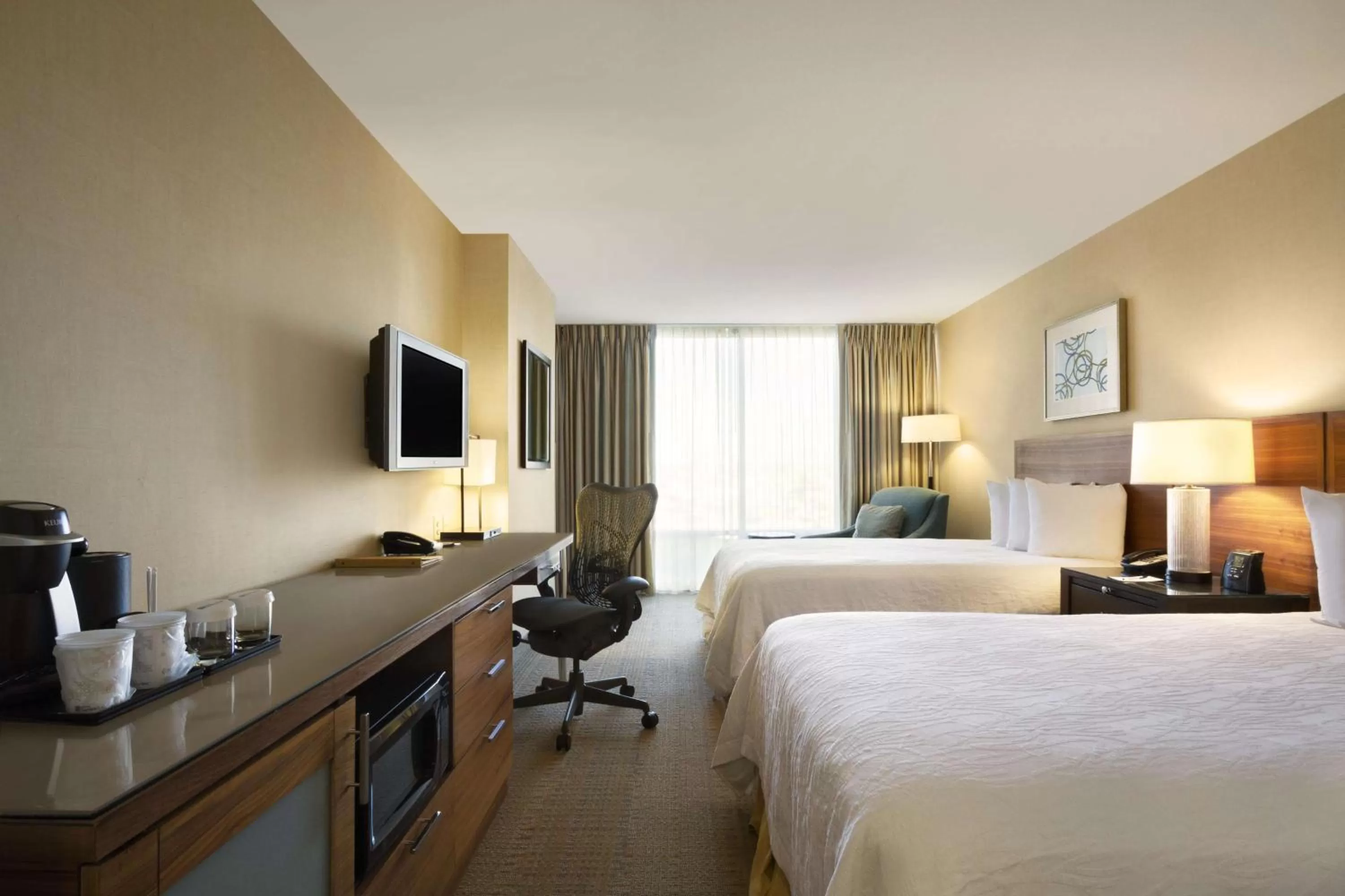 Double Room with Two Double Beds in Hilton Garden Inn Baltimore Inner Harbor