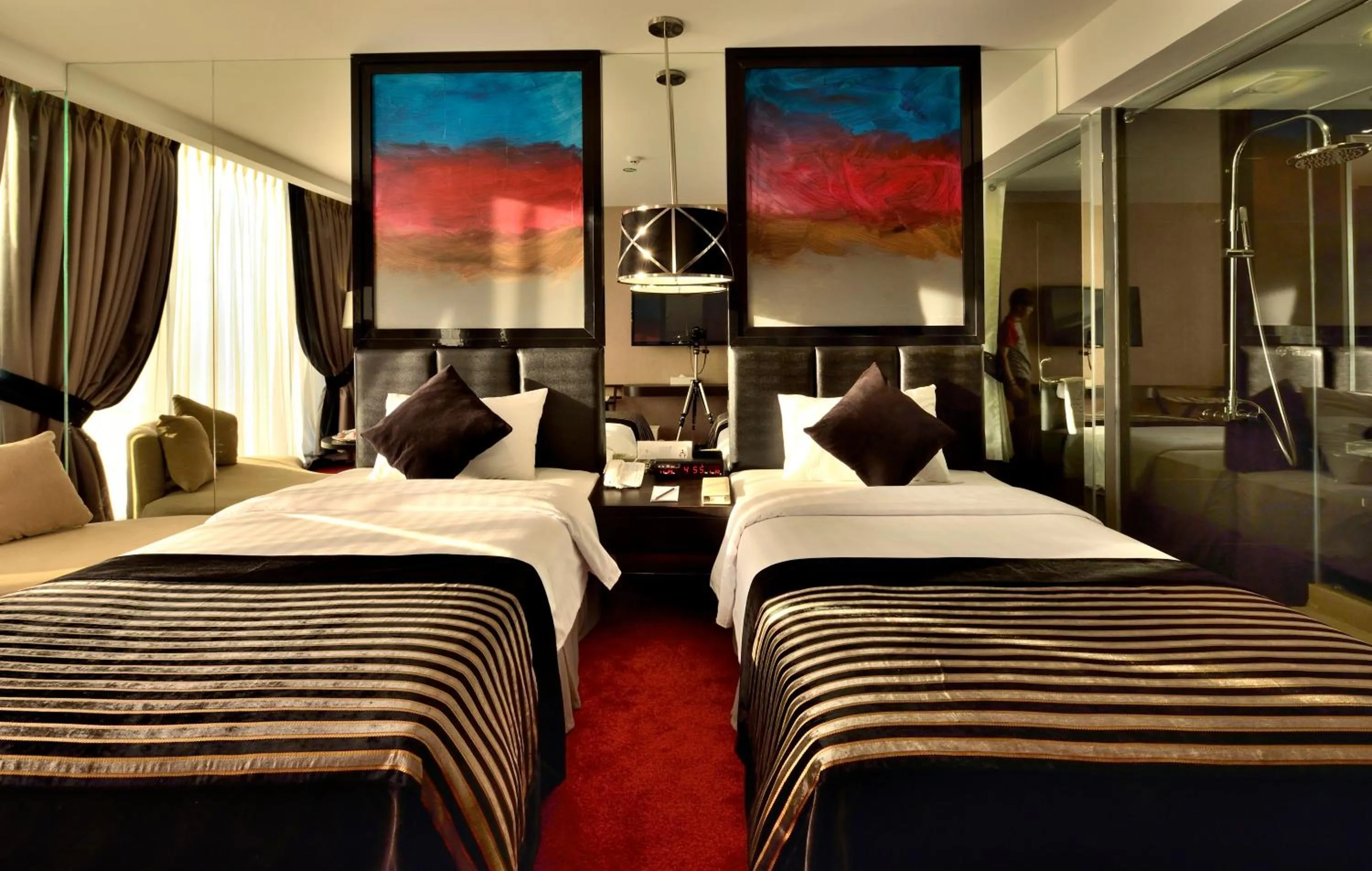 Deluxe Twin Room in Amaroossa Cosmo Jakarta