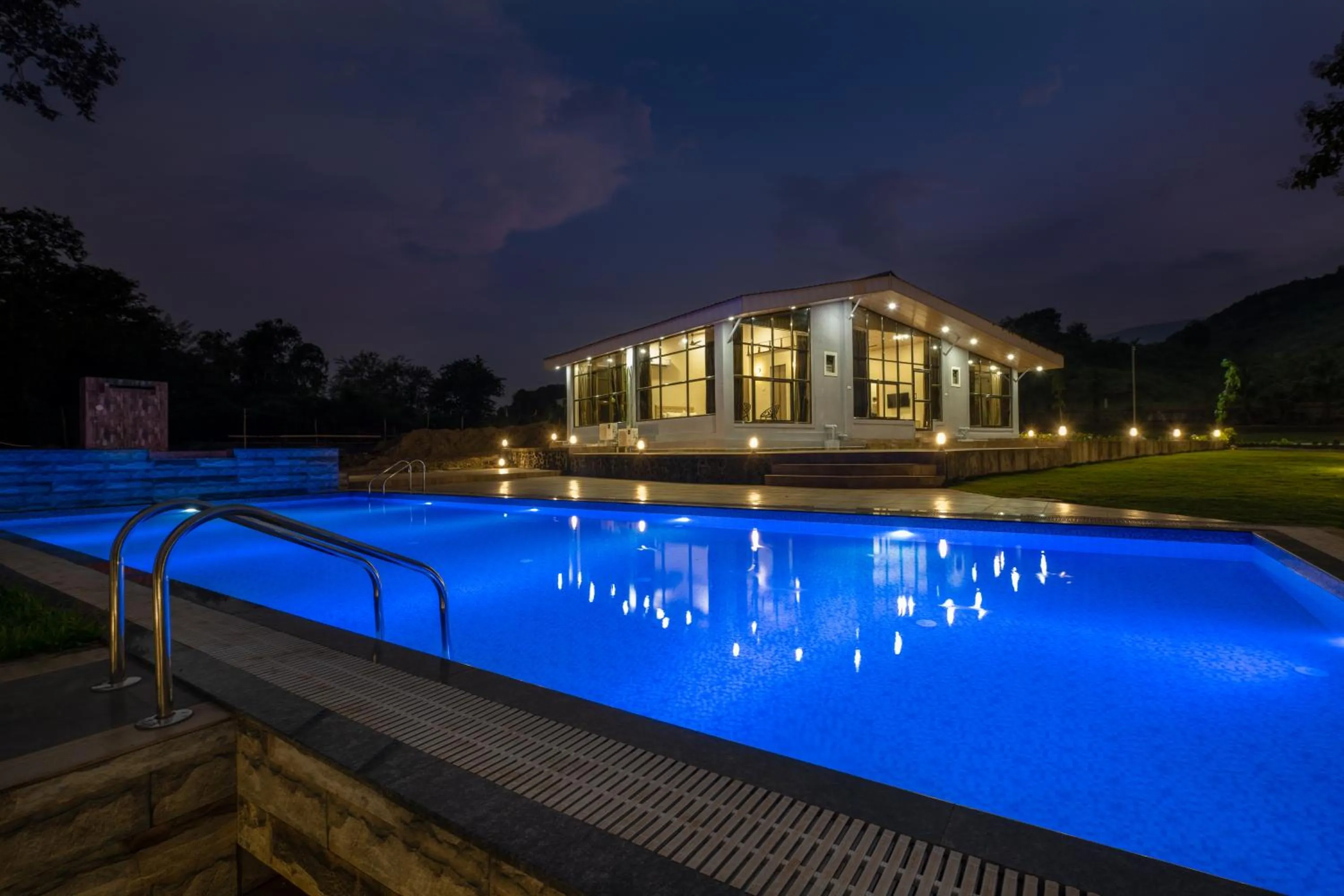 Property building, Swimming Pool in HillRock Resort & Villas, Karjat