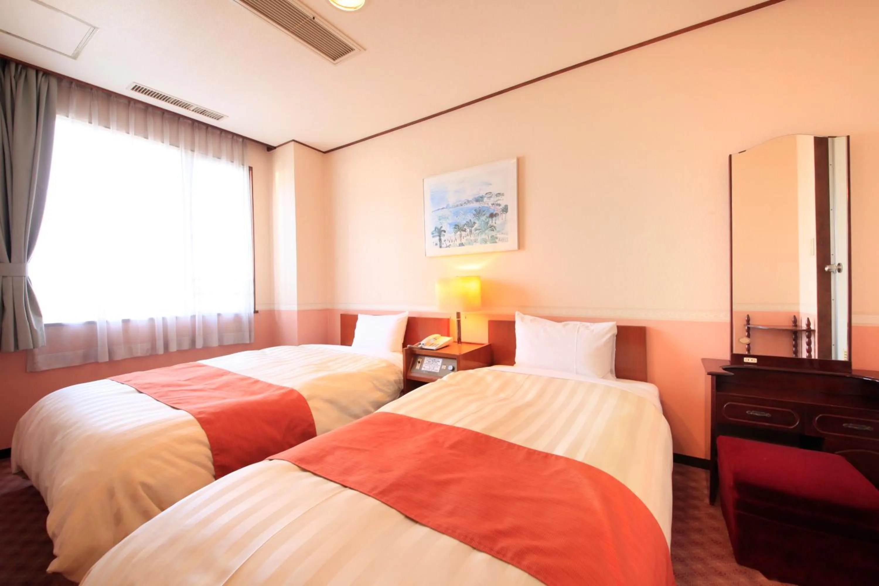 Twin Room with Tatami Area - Smoking in Fuji Green Hotel