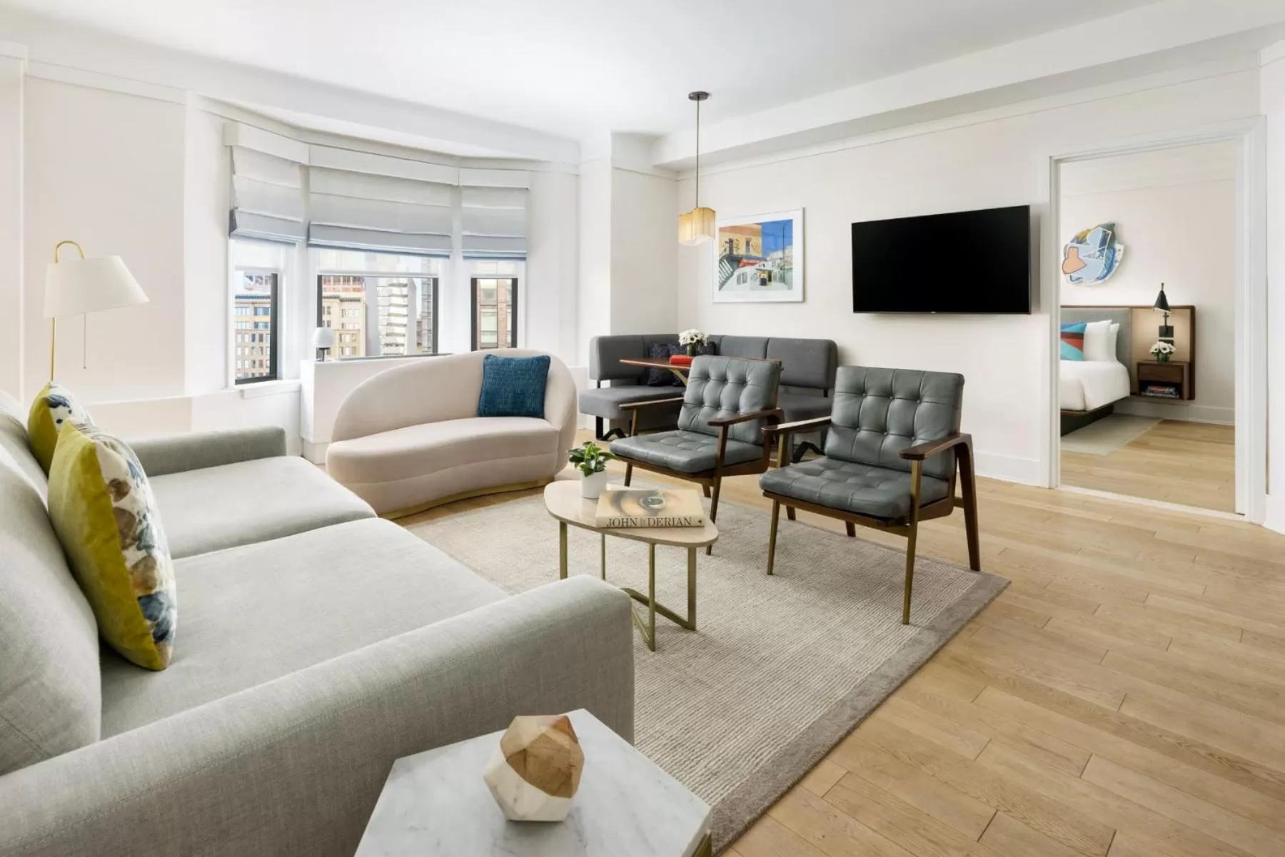 Deluxe King Suite Empire State View in The James New York - NoMad