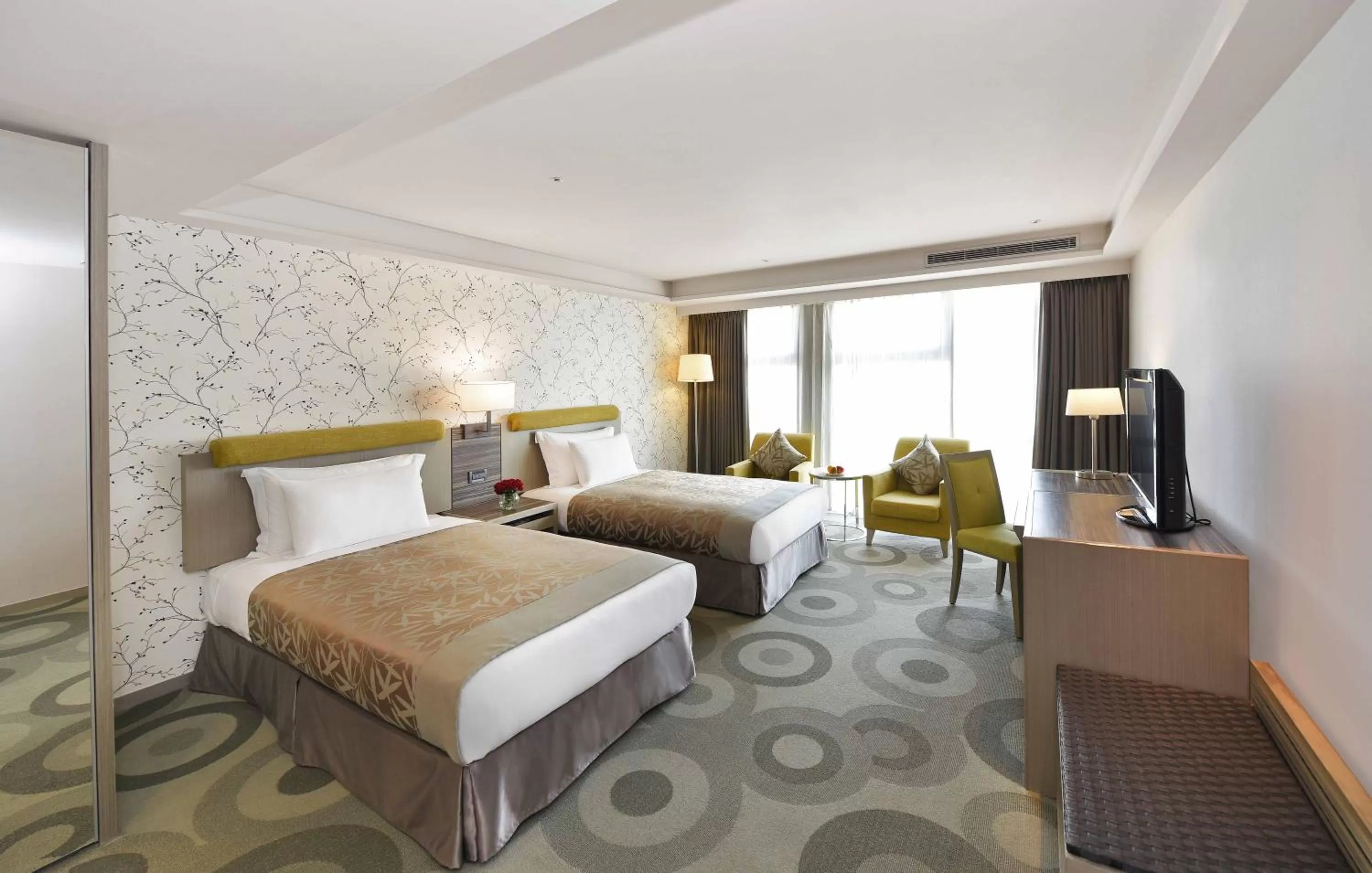 Superior Twin Room with City View in Fullon Hotel Kaohsiung