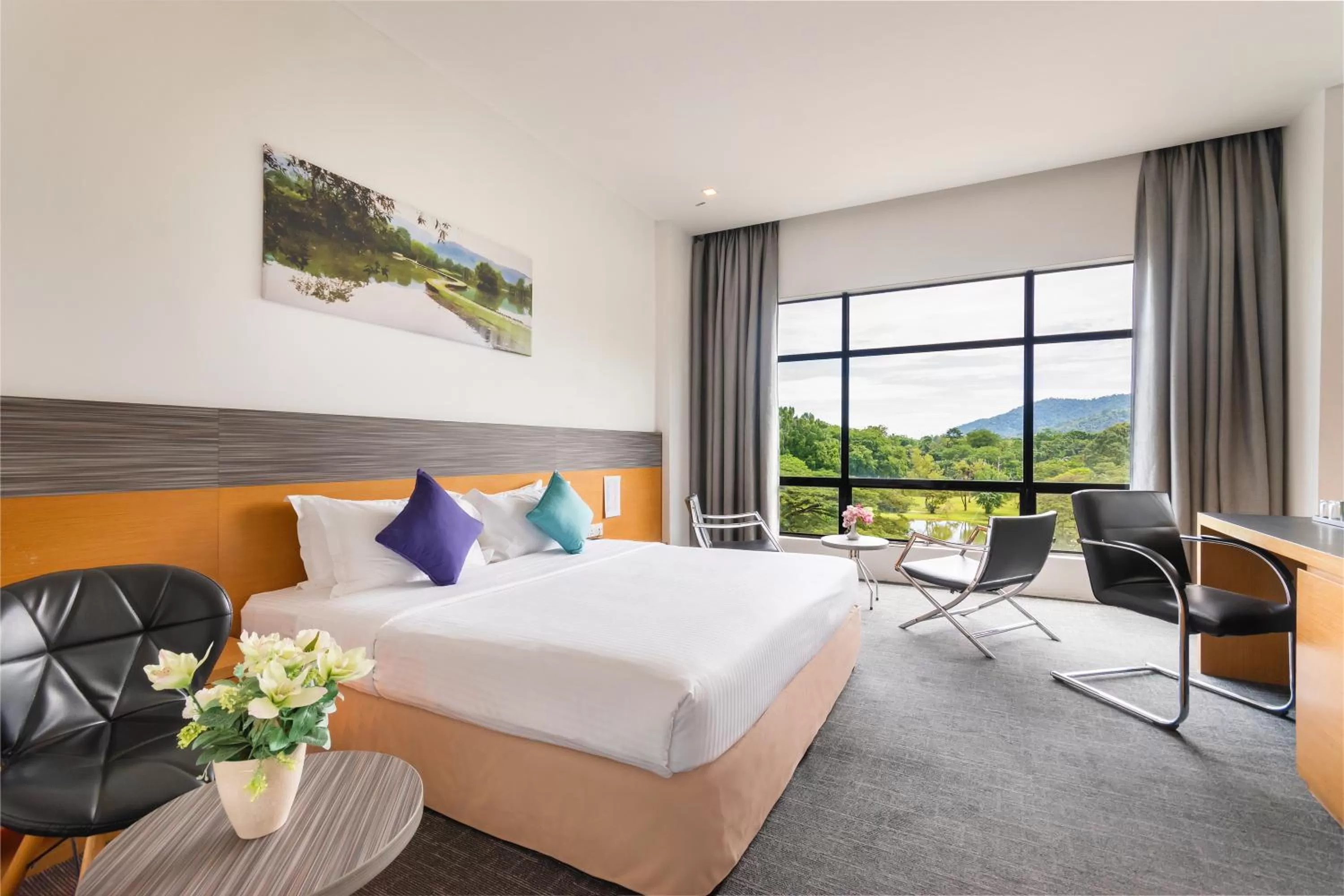 Premier Double Room with Lake View in Flemington Hotel