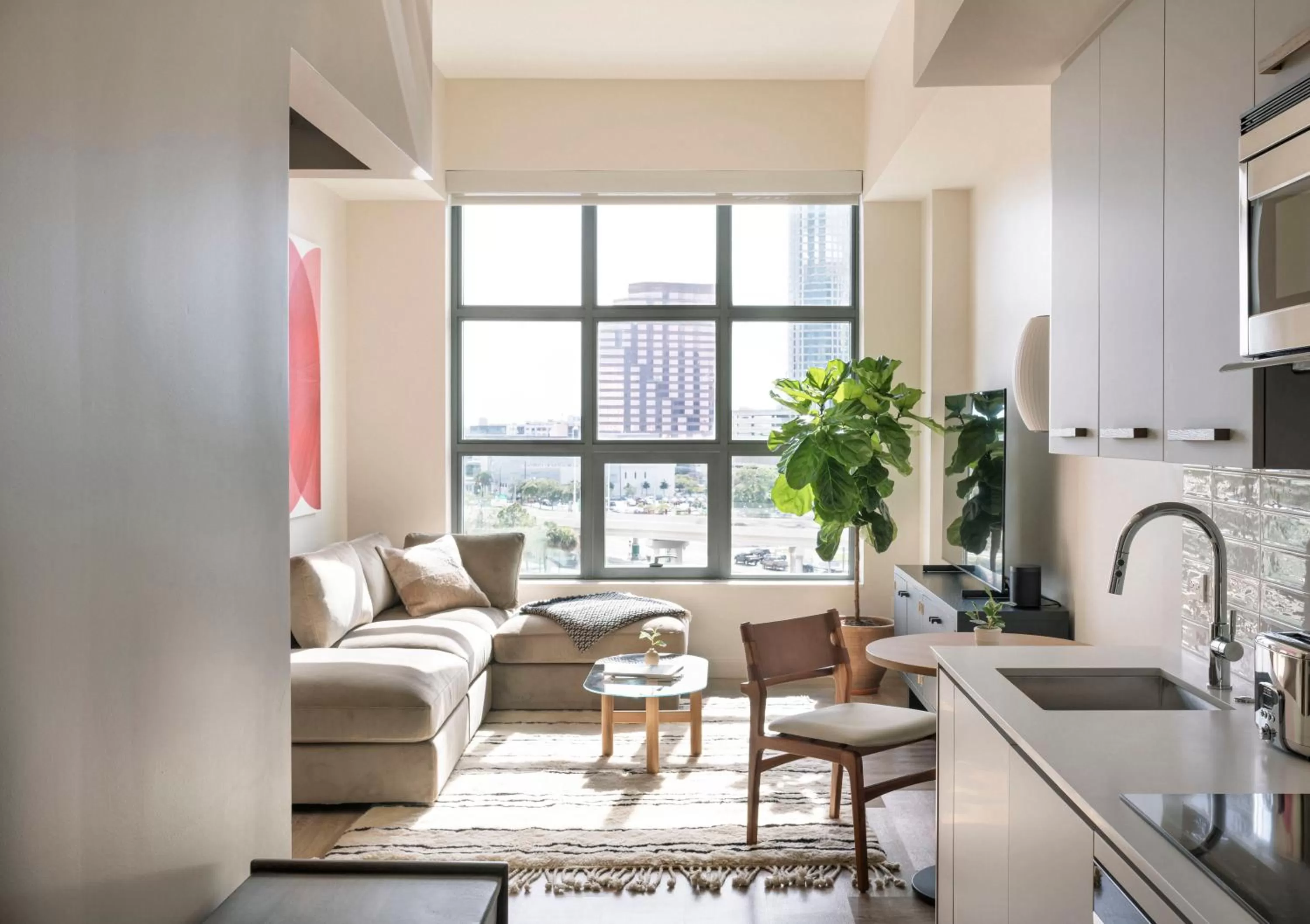 Junior One Bedroom Apartment and Balcony in ROOST Tampa