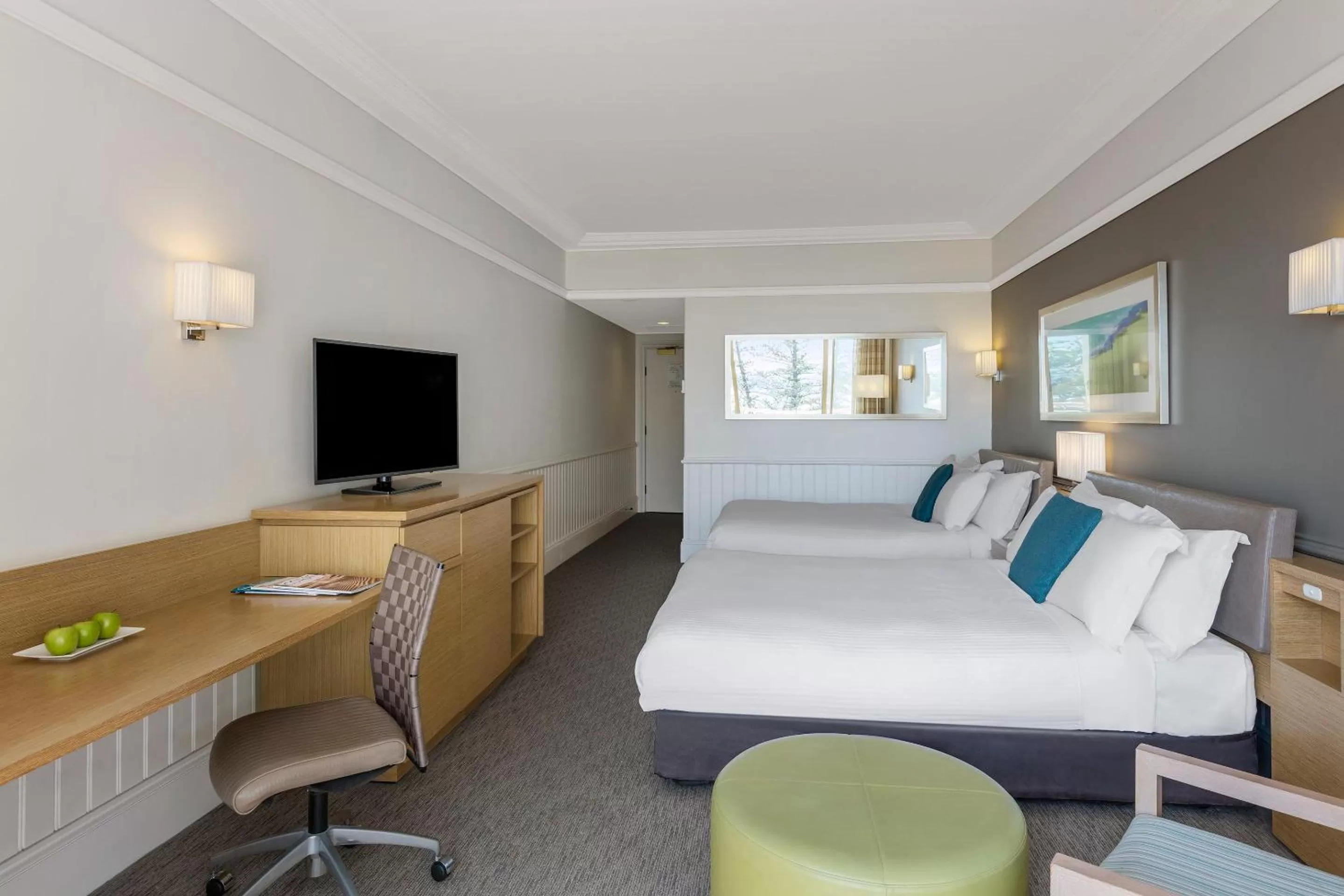 Twin Room with Two Queen Beds, Balcony and Ocean View in Crowne Plaza Terrigal Pacific by IHG