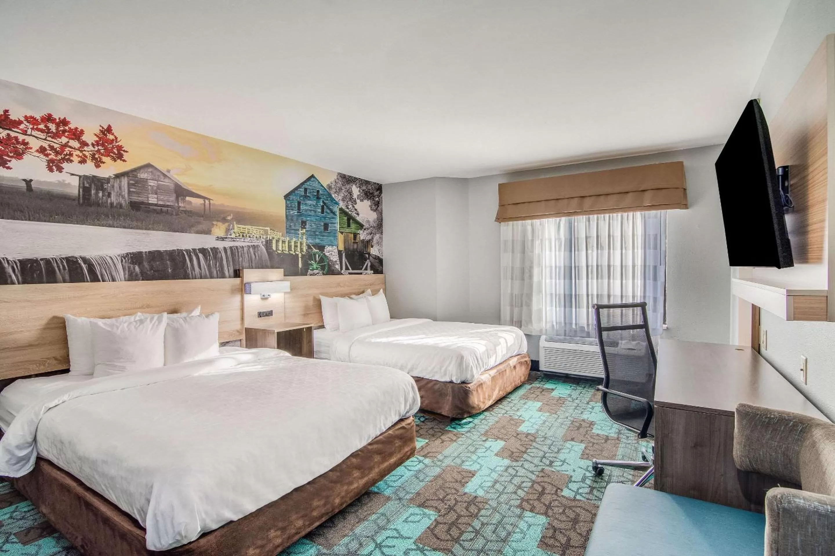 Standard Queen Room with Two Queen Beds - Non-Smoking in Clarion Pointe Wake Forest - Raleigh North