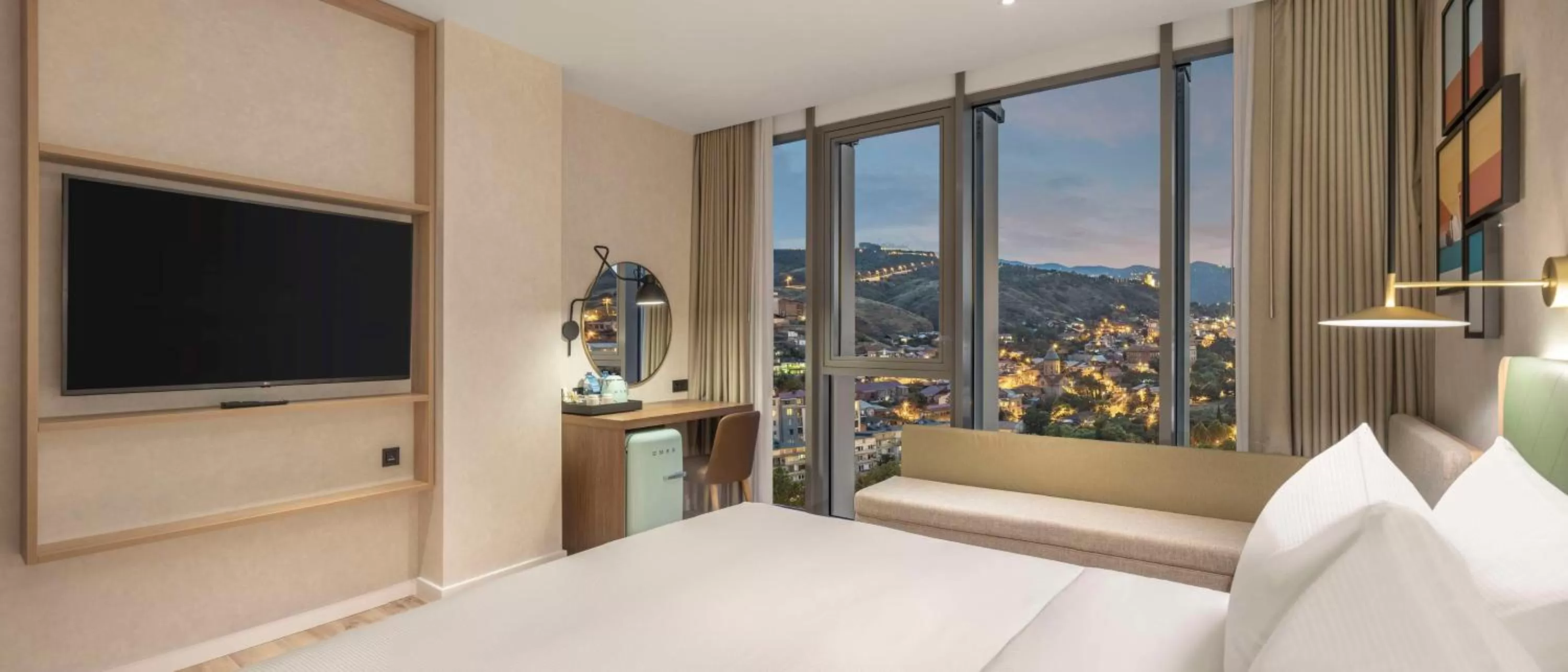 King Room with Sofa Bed - High Floor in Hilton Garden Inn Tbilisi Riverview