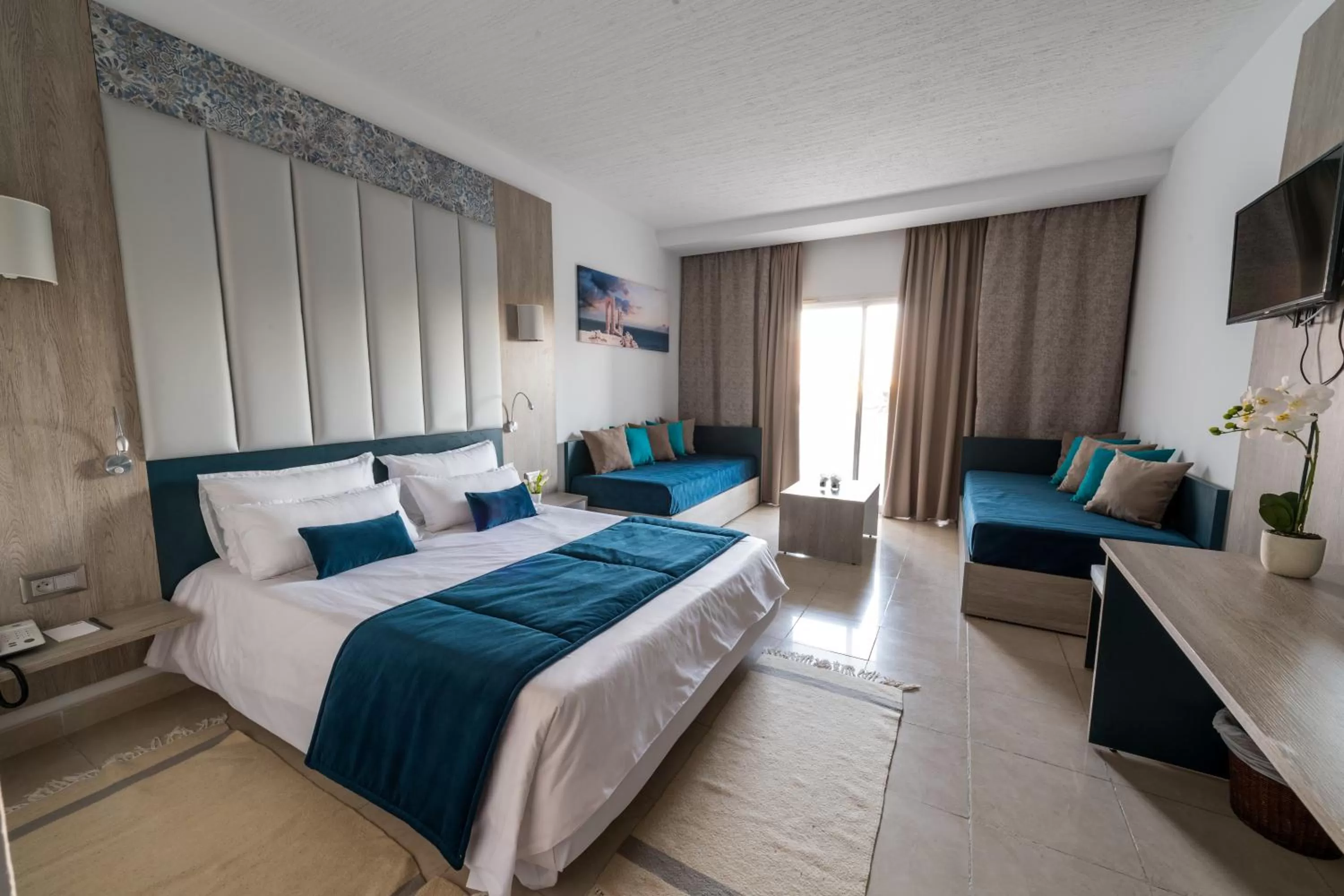 Quadruple Room in Mahdia Beach & Aqua Park
