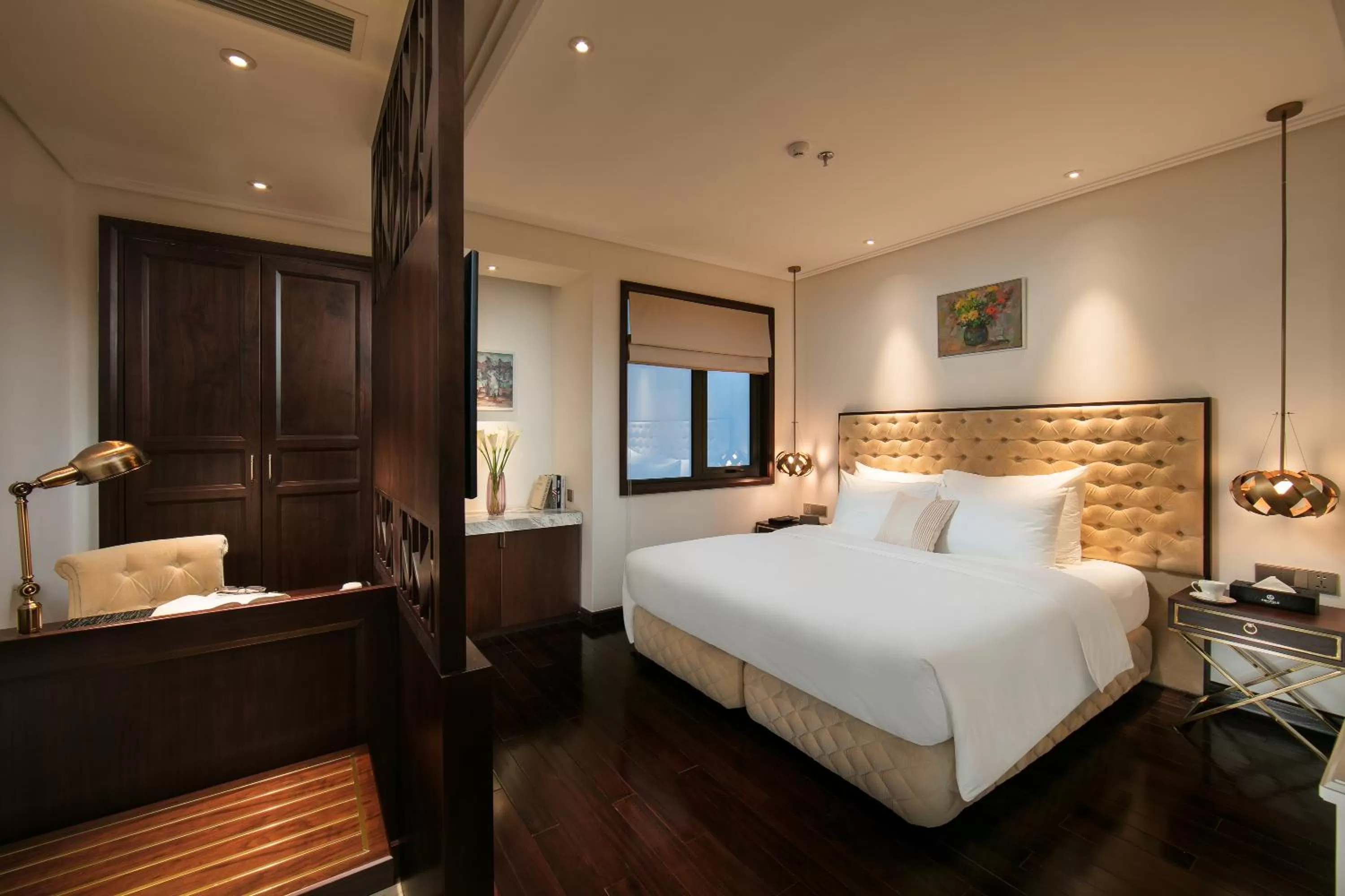 Superior Double Internal Window  in Anatole Hotel Hanoi