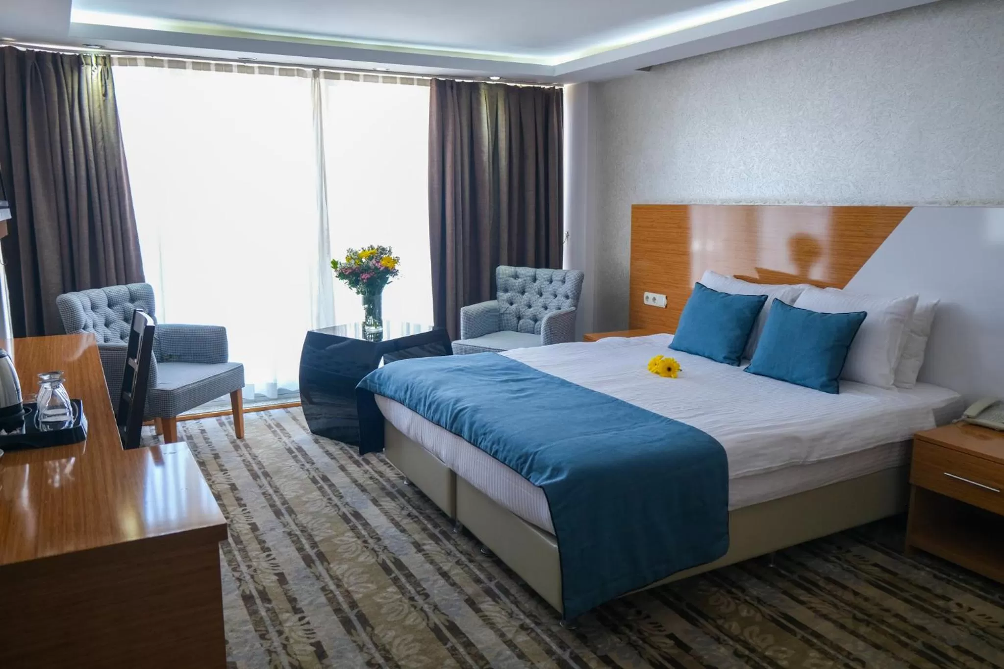 Bed in Bulvar Hotel