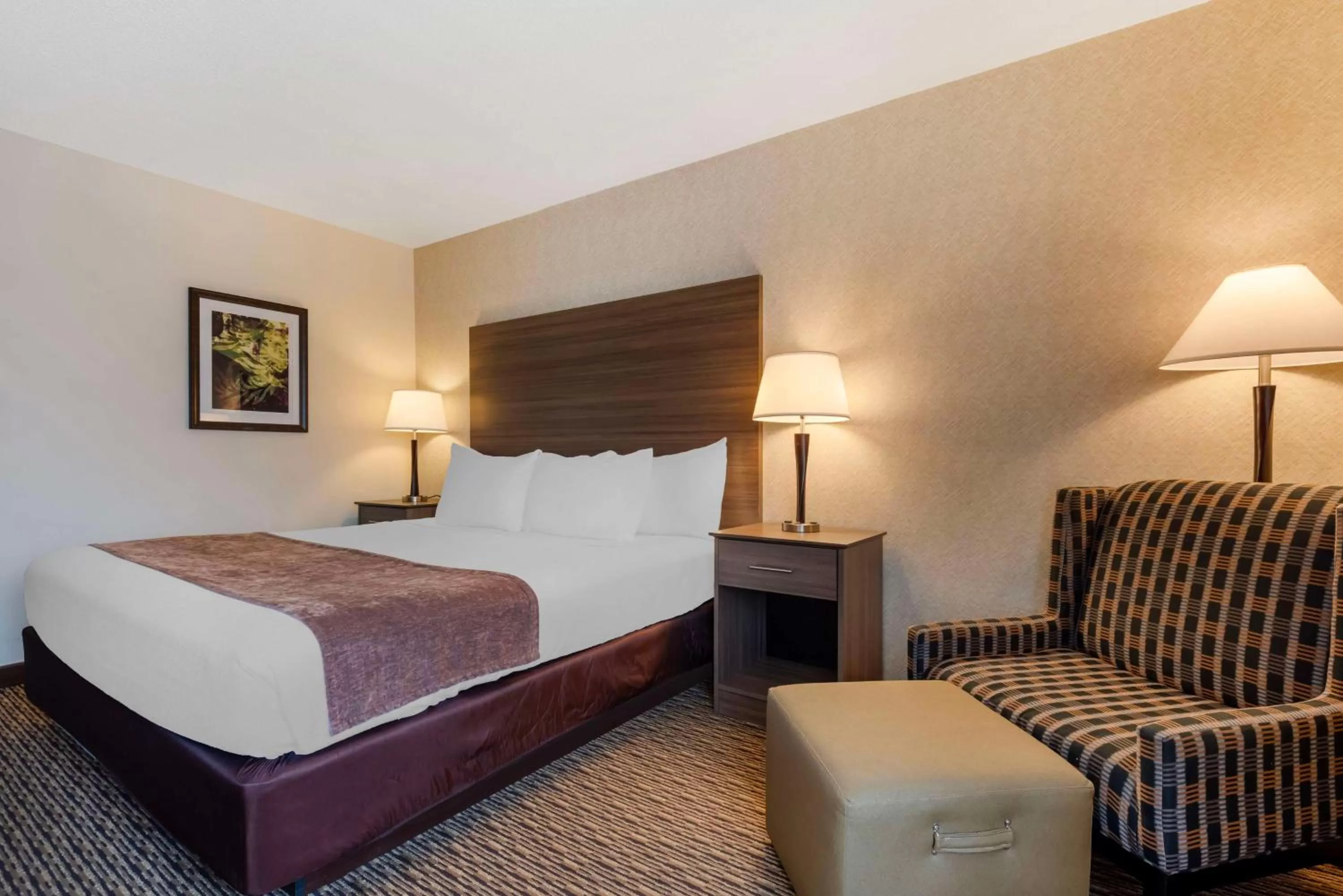 King Room with Bathtub - Disability Access/Pet Friendly in Best Western Spooner Riverplace