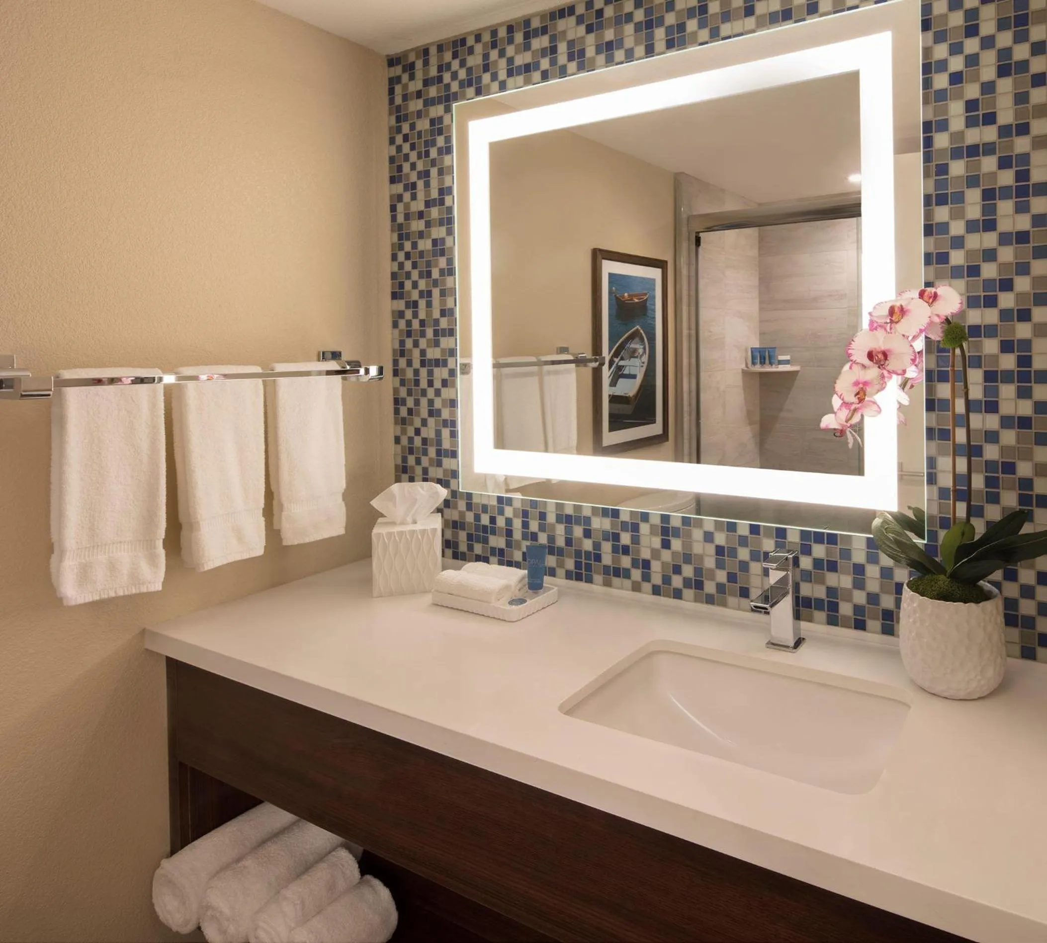 Mobility Accessible Traditional King Kitchenette in Lido Beach Resort - Sarasota