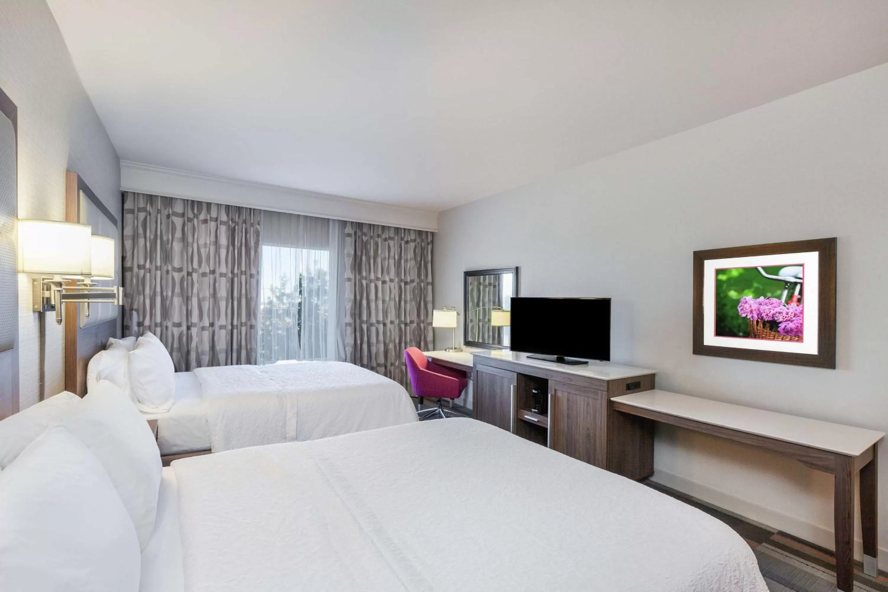 Queen Room with Two Queen Beds - Non-Smoking in Hampton Inn North Little Rock McCain Mall, AR