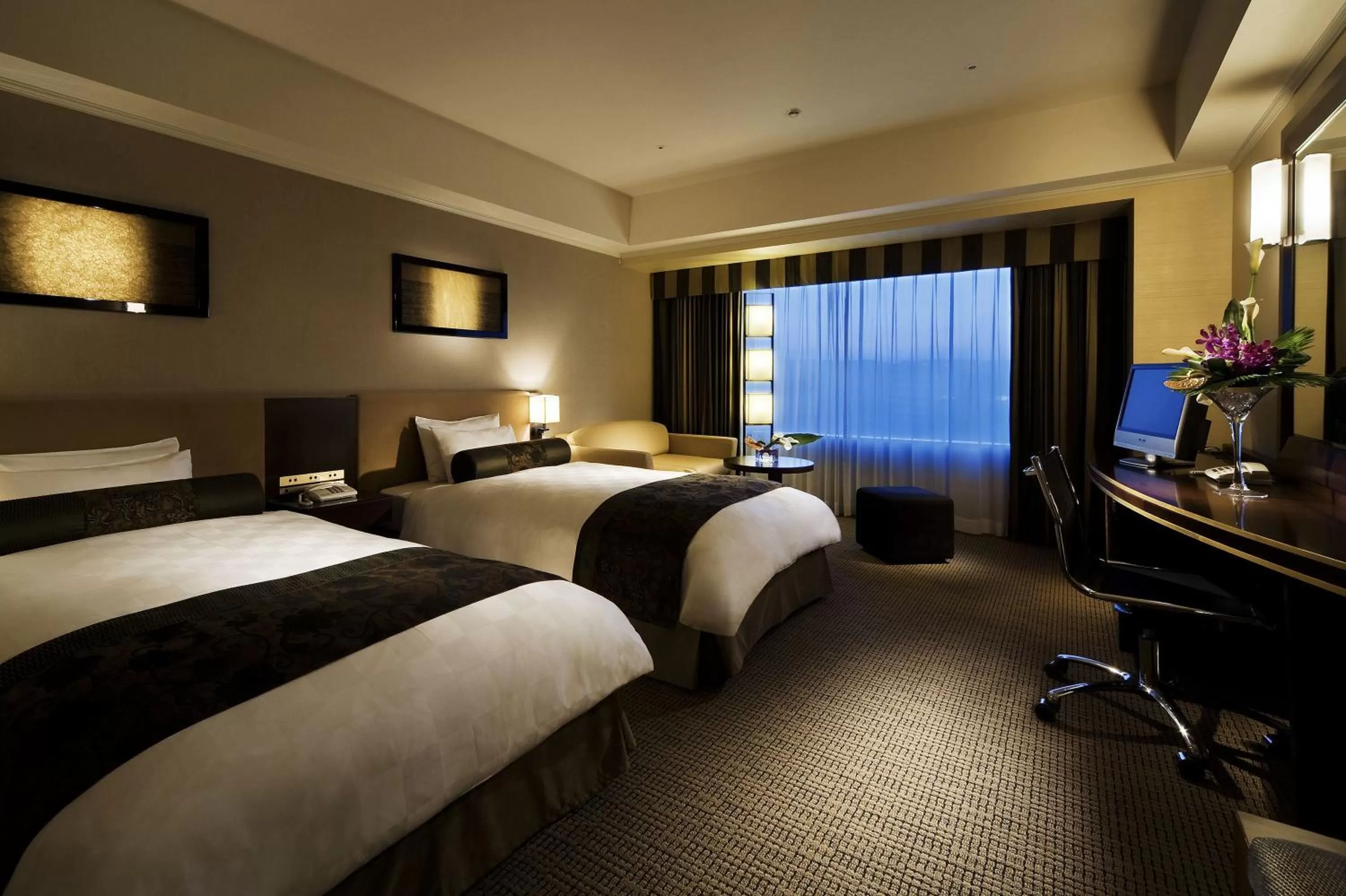 Superior Twin Room with City View - Non-Smoking in Hotel Okura Kyoto