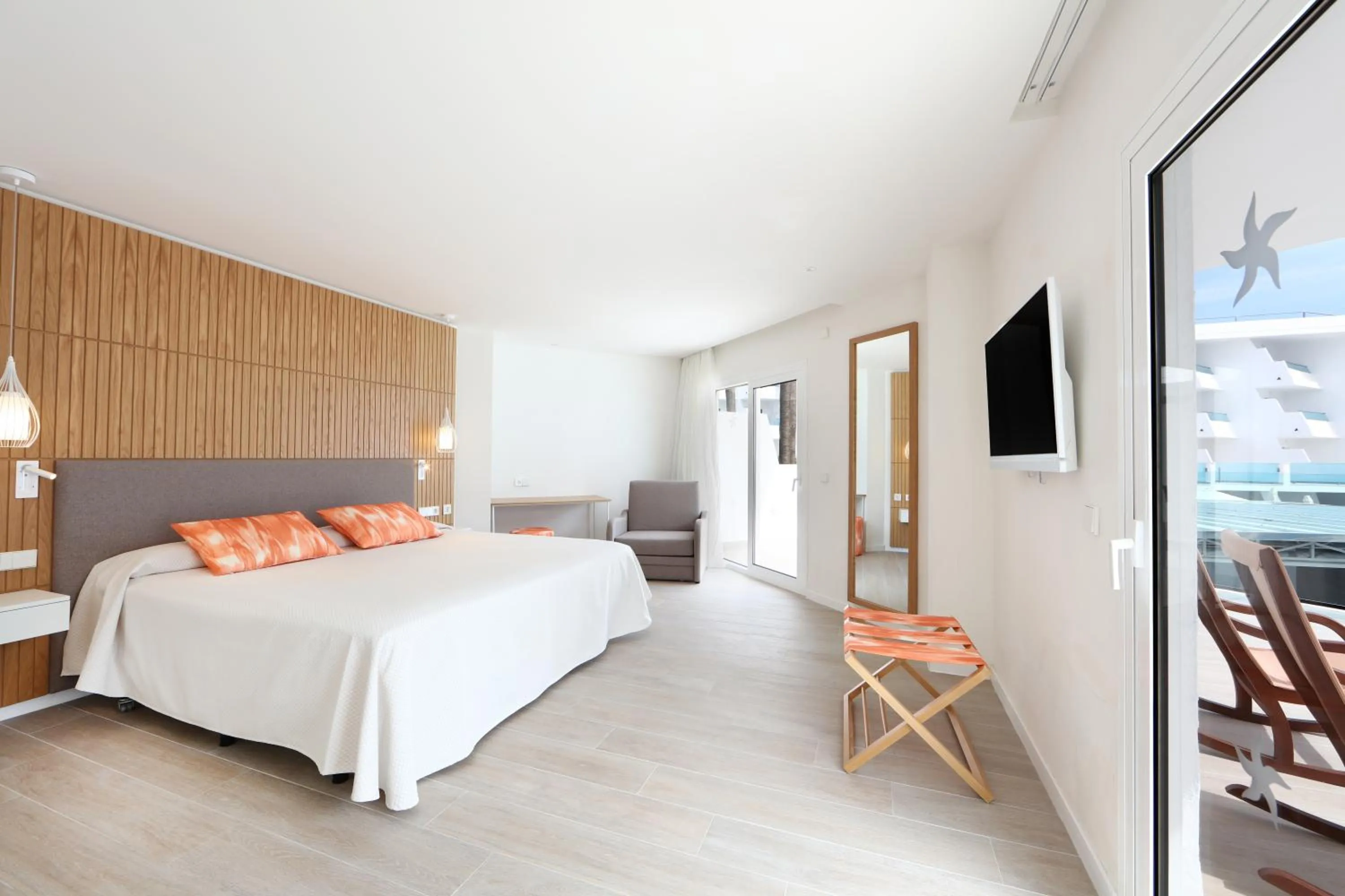 Family Room with Side Sea View in Iberostar Waves Playa de Muro