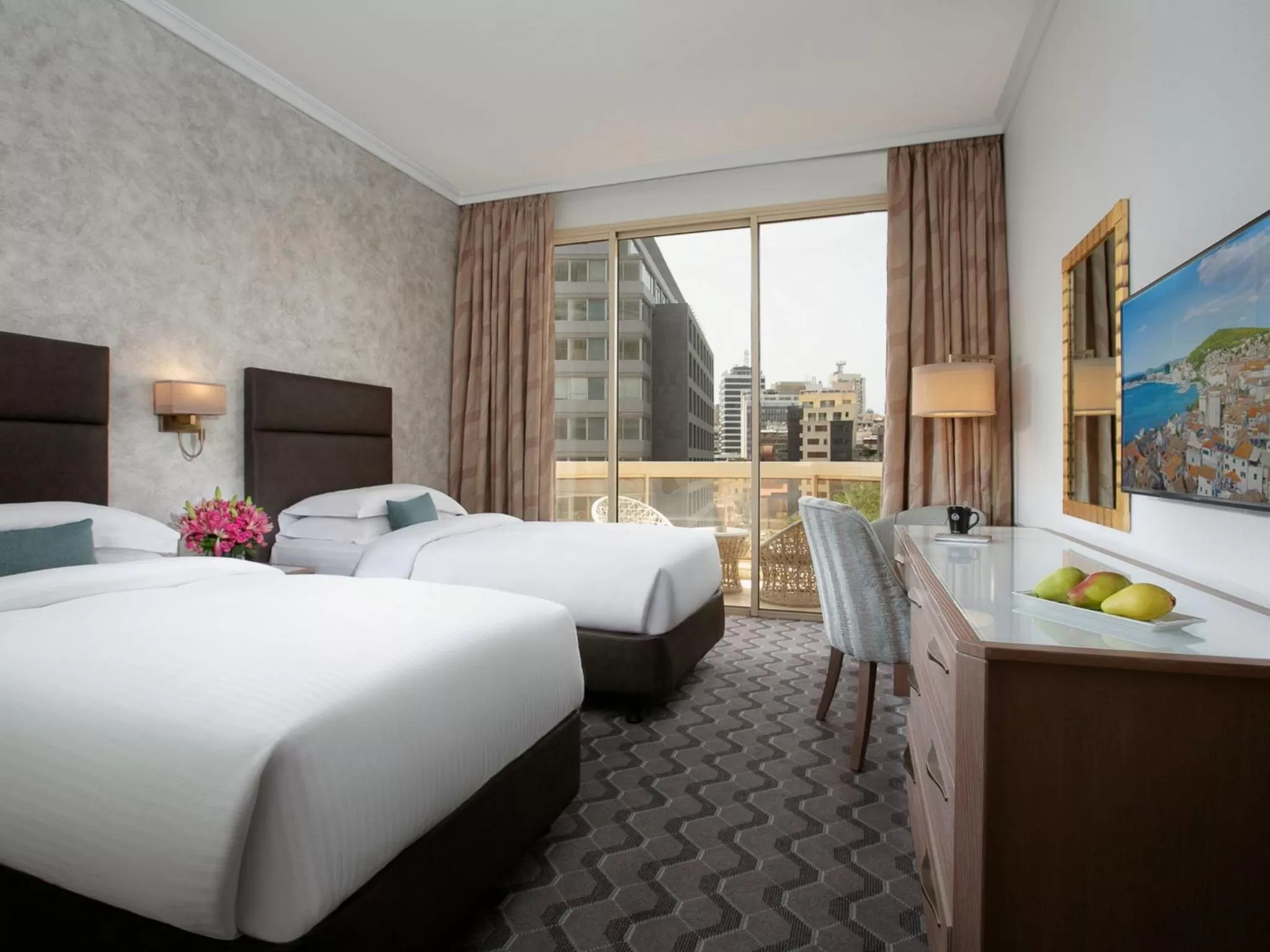 Guest Room - Twin Beds in Gefinor Rotana – Beirut