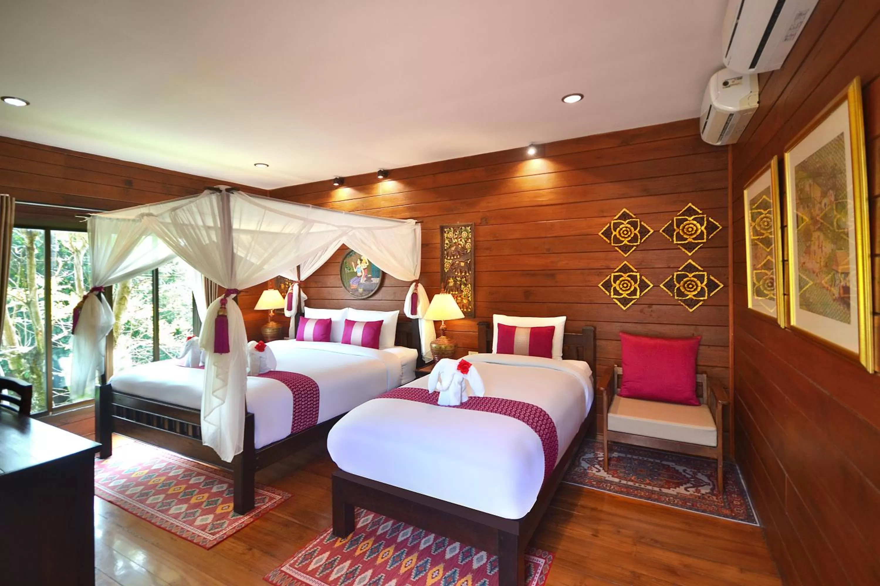 Family Room with Balcony in Thai Thai Sukhothai Resort