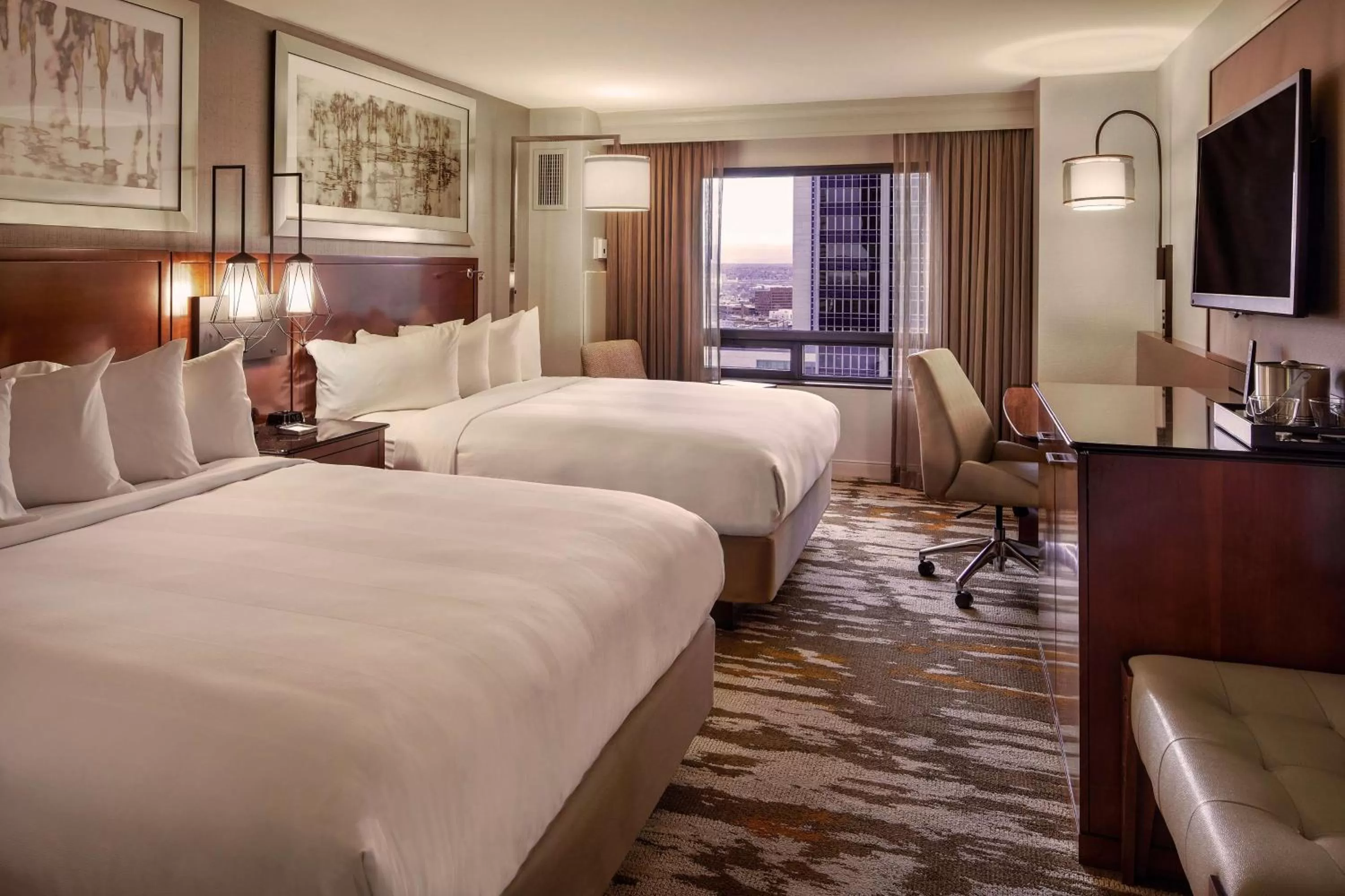 Queen Room with Two Queen Beds - Hearing Access in Hilton Denver City Center
