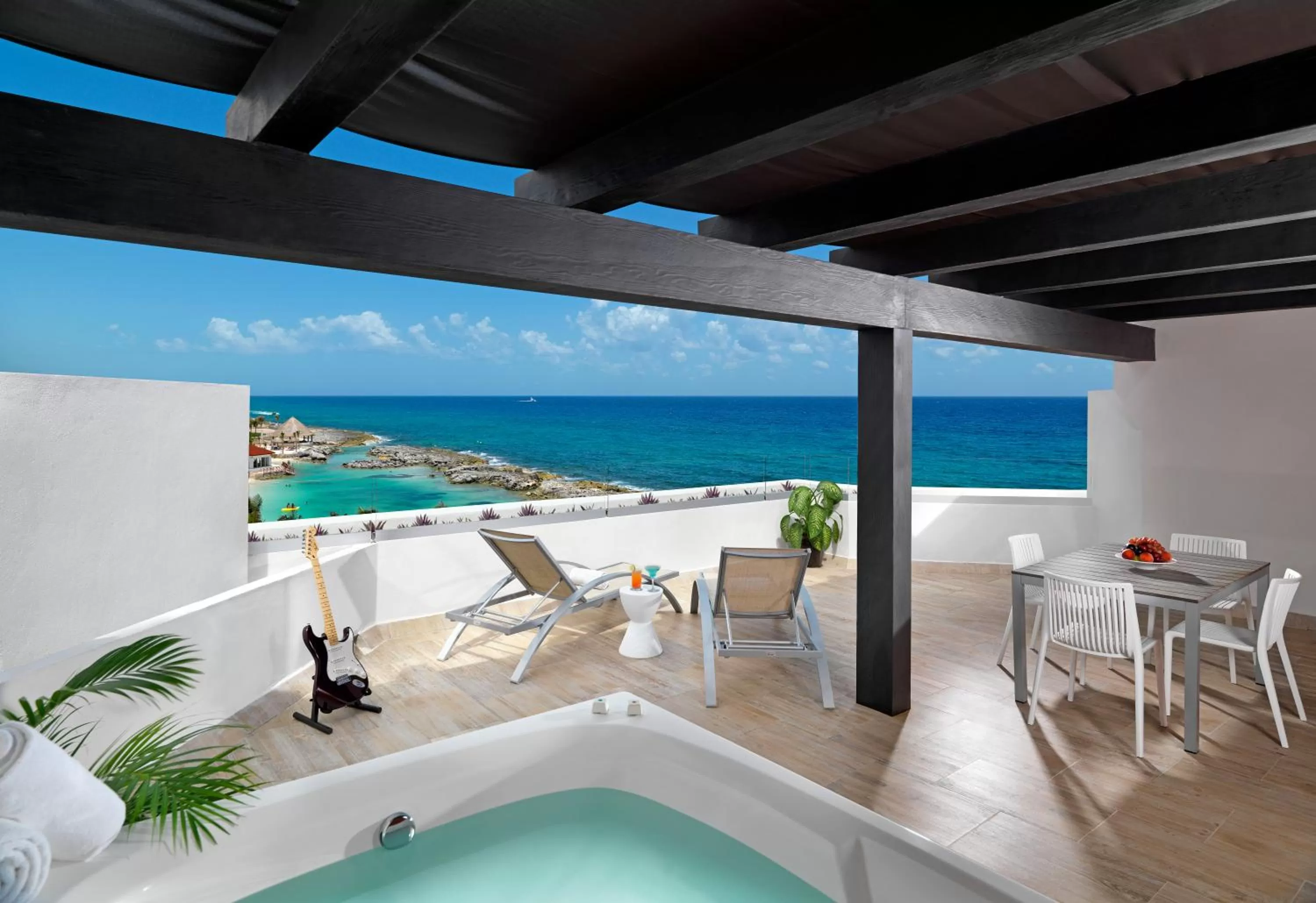 Deluxe Platinum Sky Terrace King in Hard Rock Hotel Riviera Maya - Hacienda All Inclusive