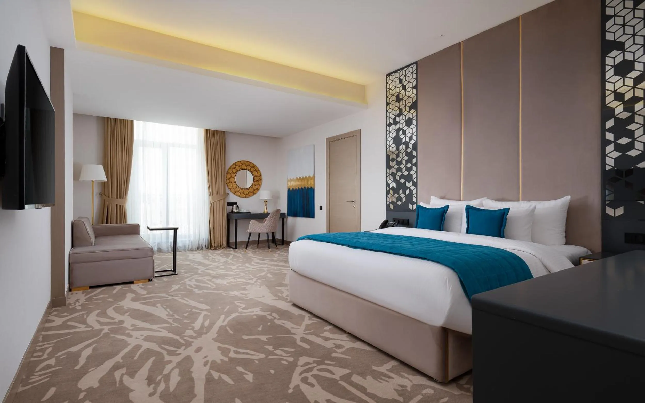 Bed in Mercure Tashkent South