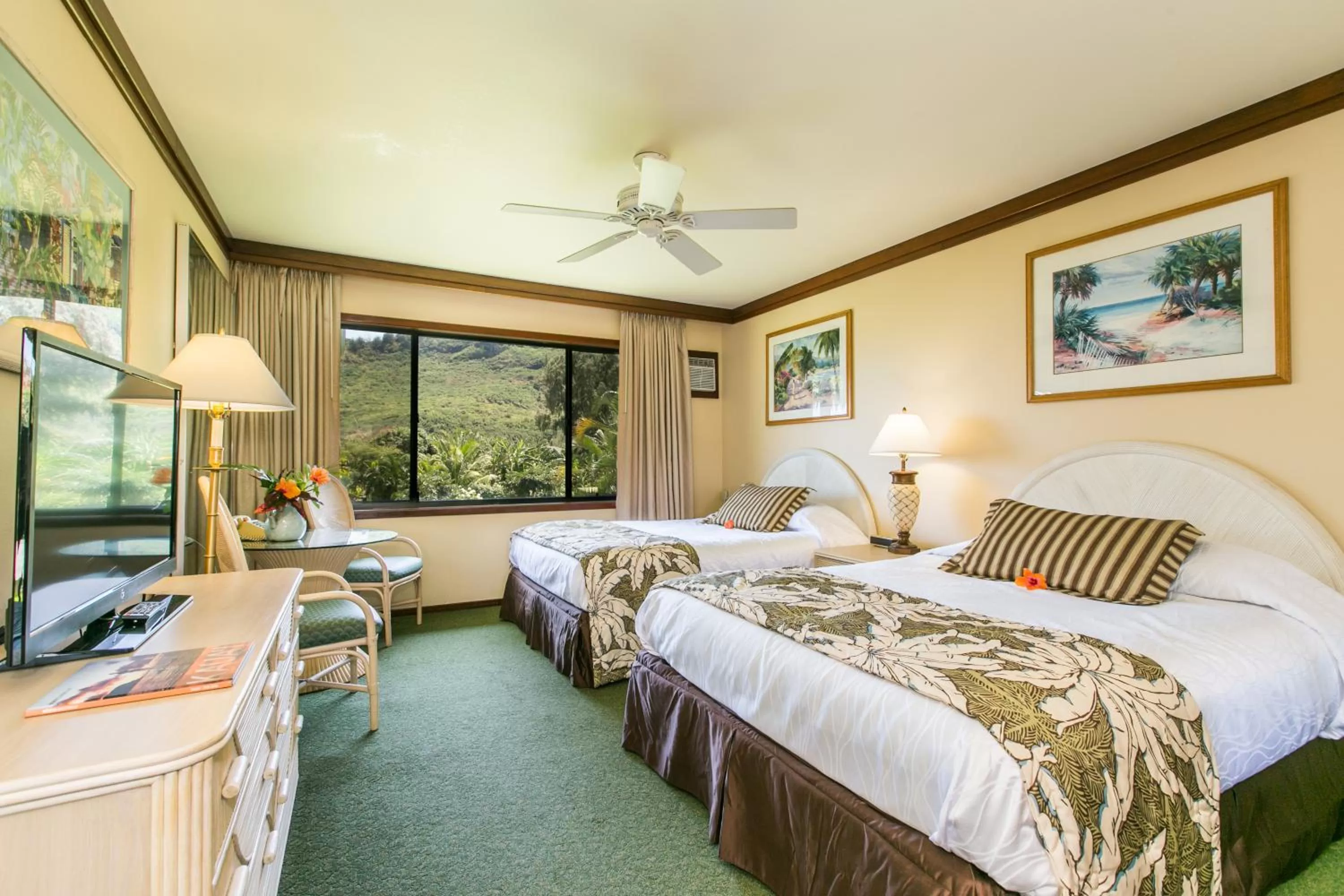 Queen Room with Two Queen Beds in The Kauai Inn