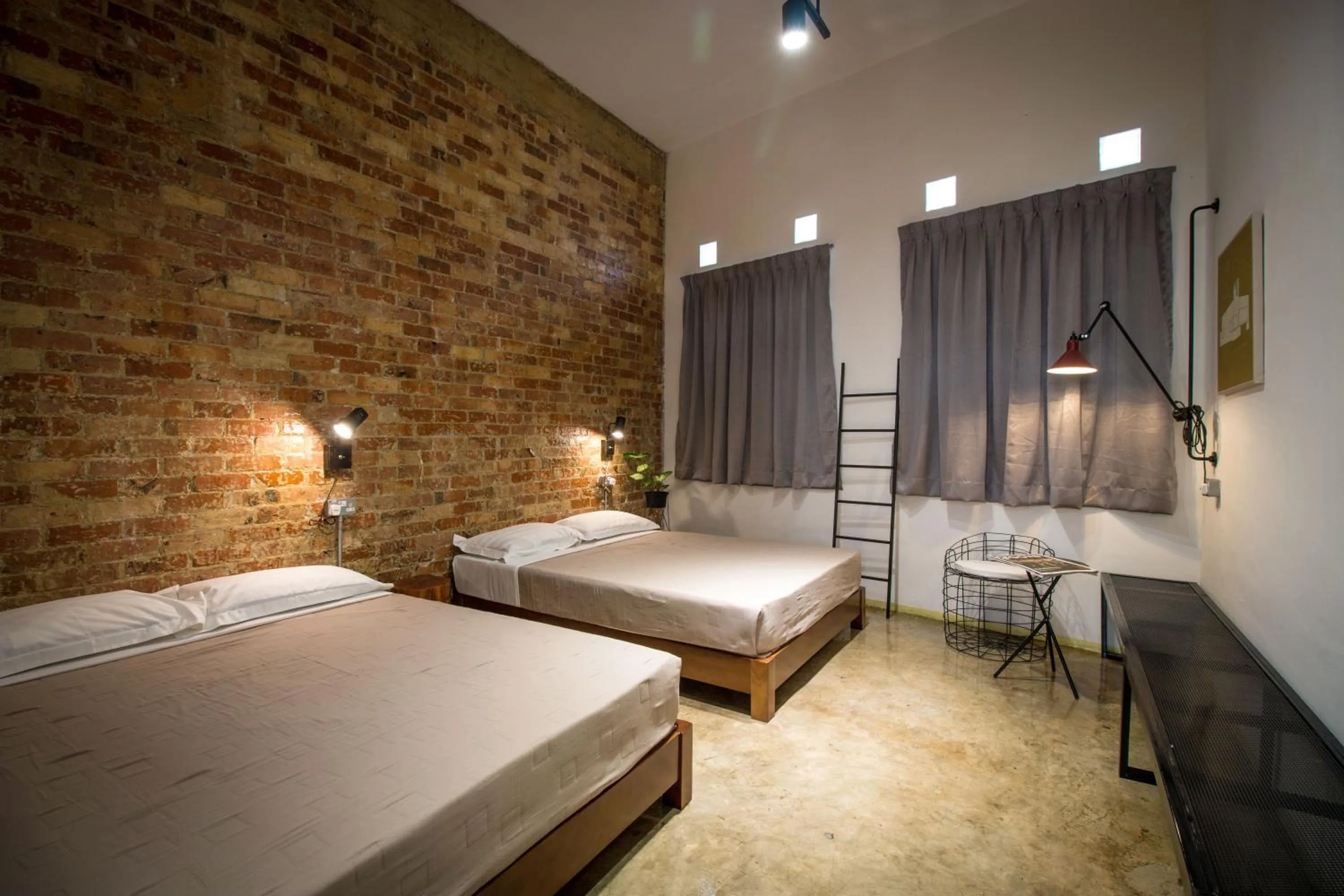 Quadruple Room with Shared Bathroom in The Brownstone Hostel & Space
